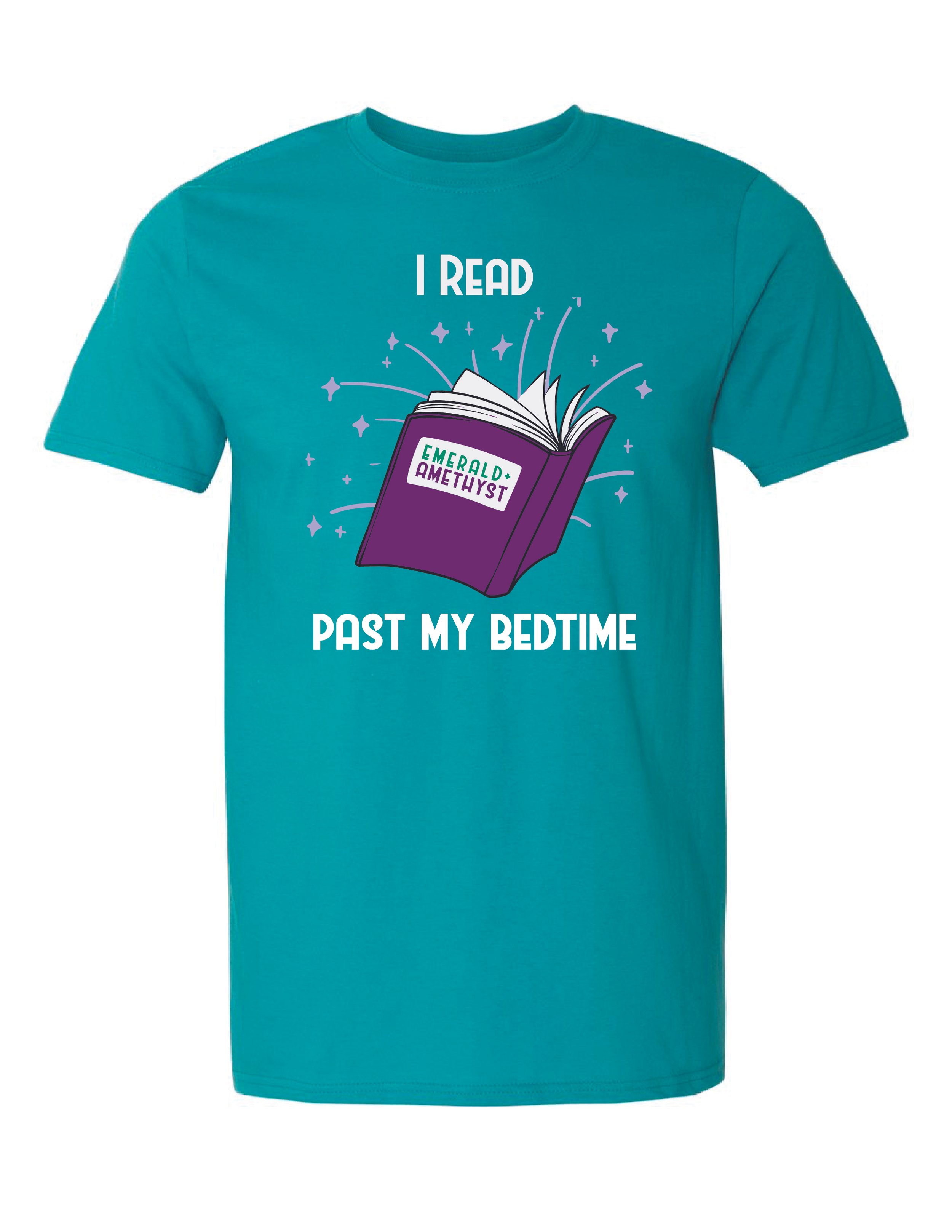 Emerald "I Read Past My Bedtime" tee