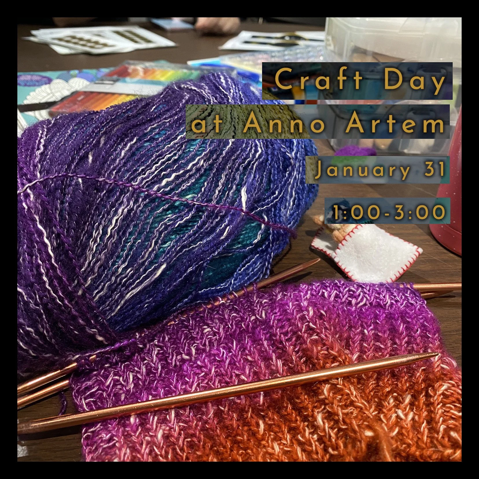 Craft Day at Anno Artem