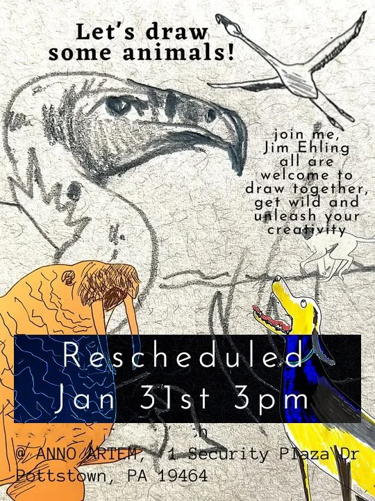 Let’s Draw Some Animals w/Jim Ehling - Rescheduled