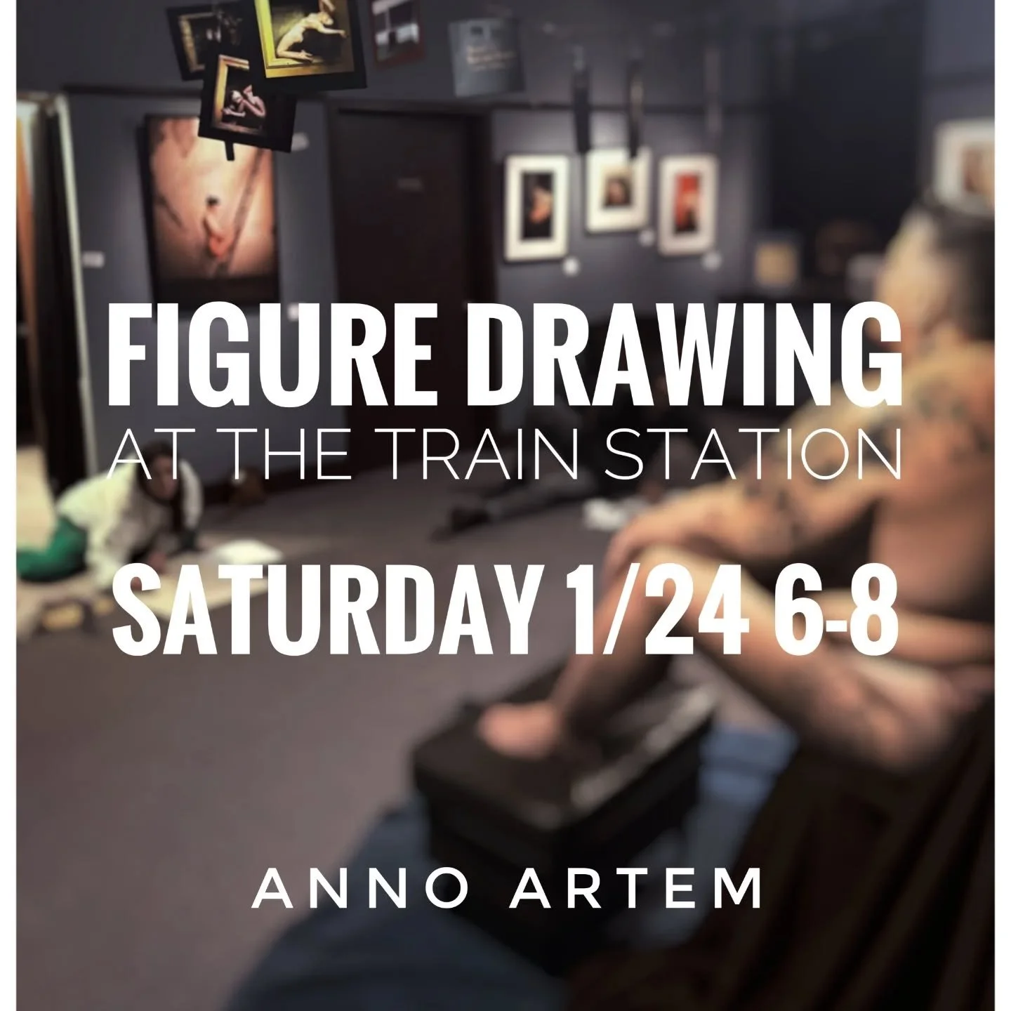 You know you're gonna be stuck in the house for a couple days, so take advantage of the sunny (but cold) day and get out to Figure Drawing At The Train Station at 6:00 after you make your milk-bread-eggs run.
Hosted by Amber Staedtler (@amber_stetler