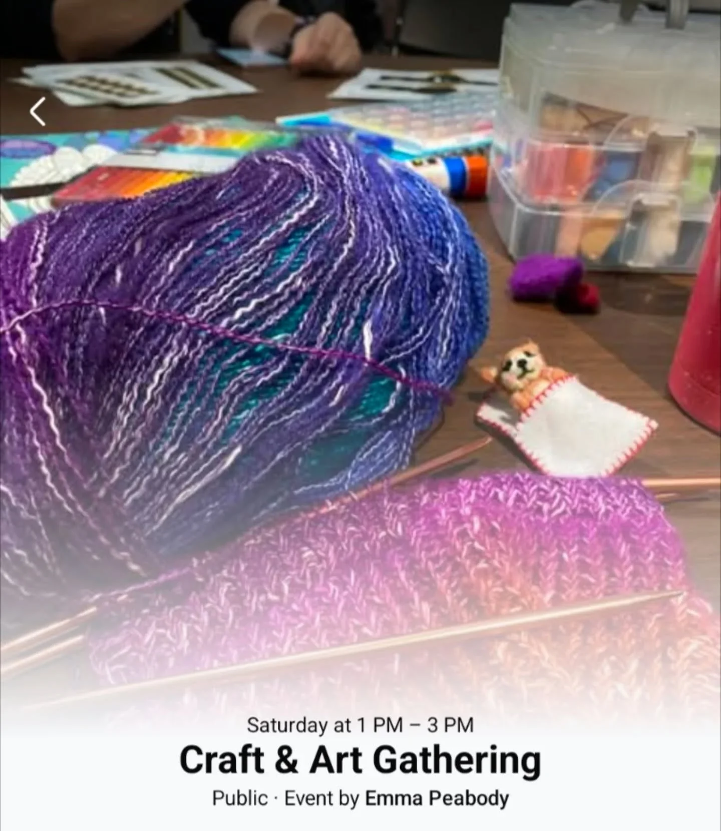 It's the final three days for "The Makeshift Wiring Of Jim Ehling". Saturday we're doing two events: 

"Craft and Art Gathering" hosted by @emma.apidae from 1-3. Bring whatever project you're working on and hang with us.

Then fro