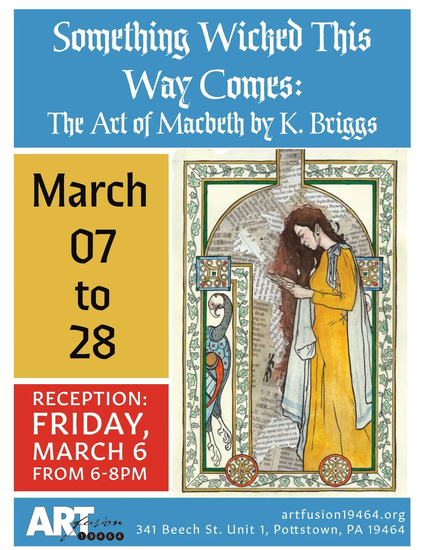 This is why we stay clear of First Fridays. So we can go to @kbriggscomics opening reception at @artfusion19464 on March 6 from 6-8pm! If you're not familiar, they're a super talented graphic artist who's published multiple books and we're looking fo