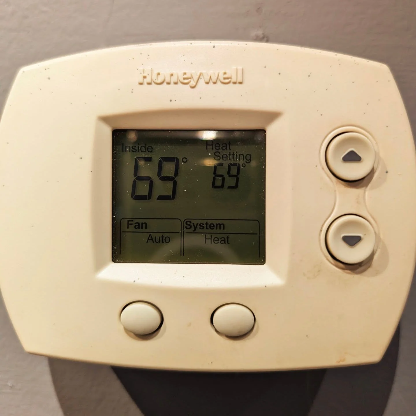 This work, that I've entitled "Thermostat In A Gallery", is informed by my experience as a business owner trying to convince people to come out of the house to see art when the temperature is in the single digits. You simply must see this p