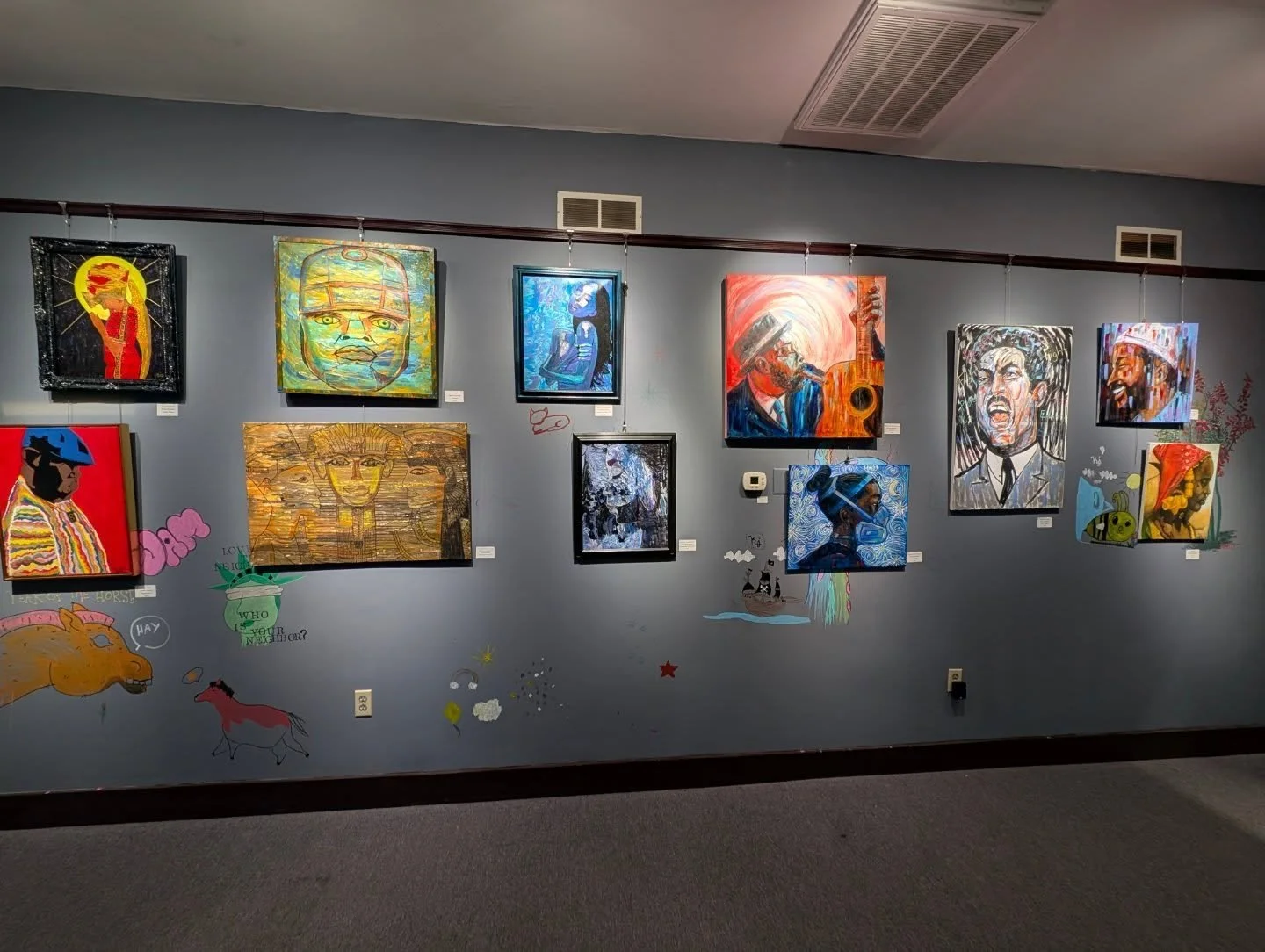 Last night's inaugural Graffiti Night was a great success! Thank you to everyone who participated. Hope to see you again March 18th and every third Wednesday.

We're open today so come on check out our Black History Month collection featuring Shawn S