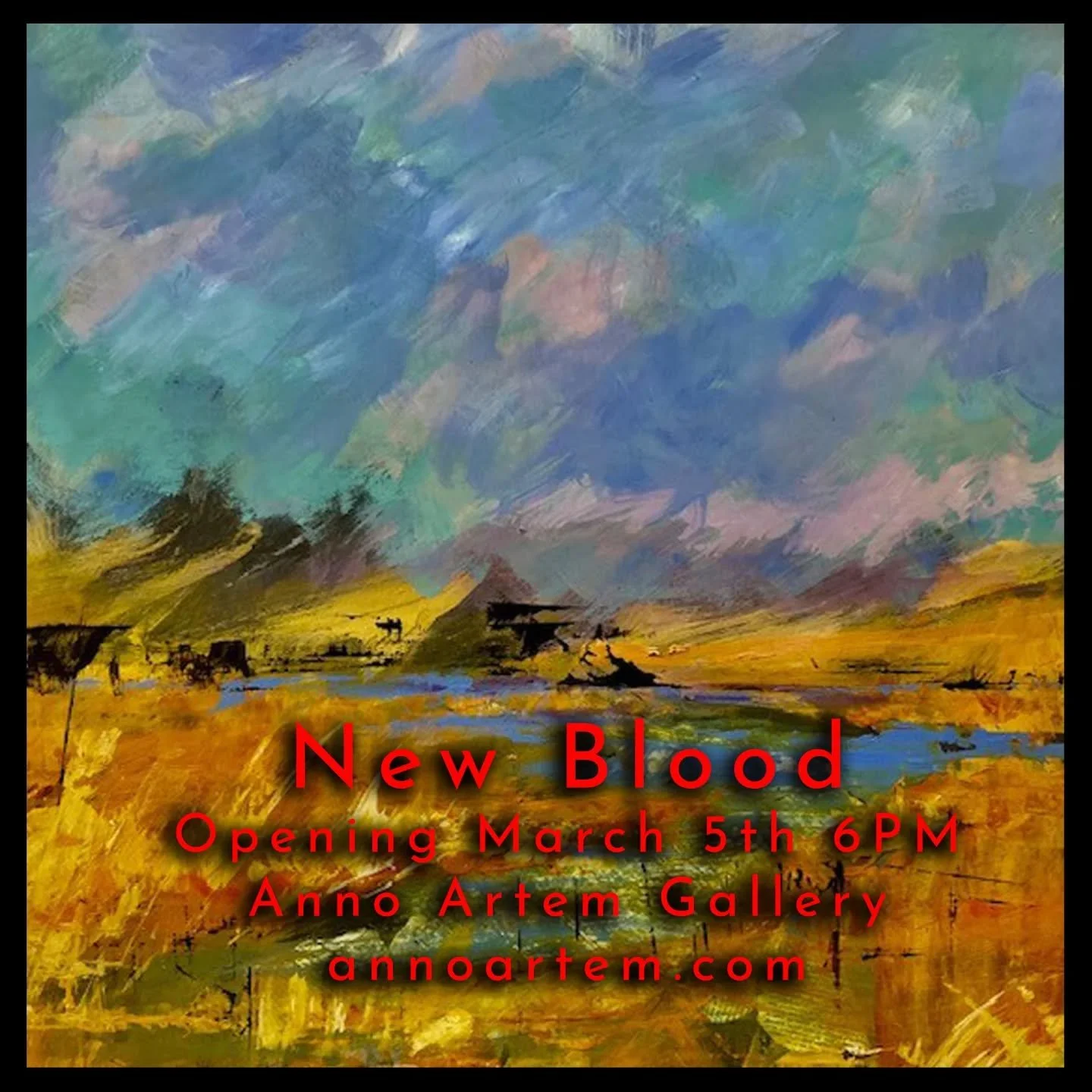 Opening at 6 today for our Artist Reception for "New Blood", our exhibition featuring 17 artists who have never shown with us before. Including this kinetic piece by Robyn Burckhardt (@robynburckhardt ) entitled, "A River Runs Through 