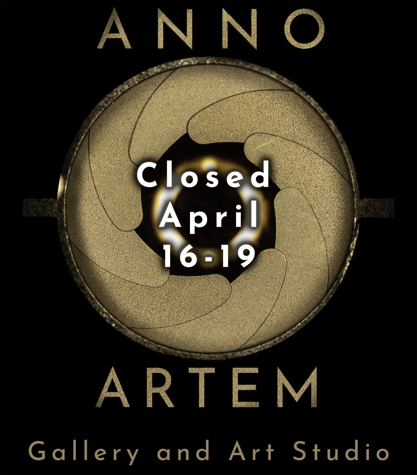 The gallery is closed this week so we can attend the wedding of my daughter. Acceptance emails for "Resist!" will be going out by the end of day Monday April 20th and appointments for artist services will open up again Tuesday April 21st. 
