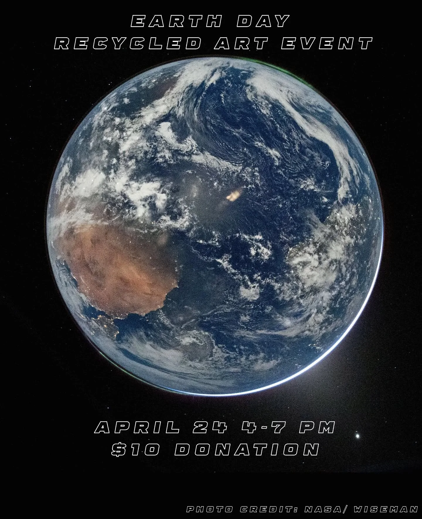 Join us Friday April 24 from 4-7pm for an Earth Day celebration co-hosted by Denise Romano Bright (@deniseromanobright ). For a $10 donation to Hearts of Humanity Community Development Corporation, you will get a 8x8 square to create an original work