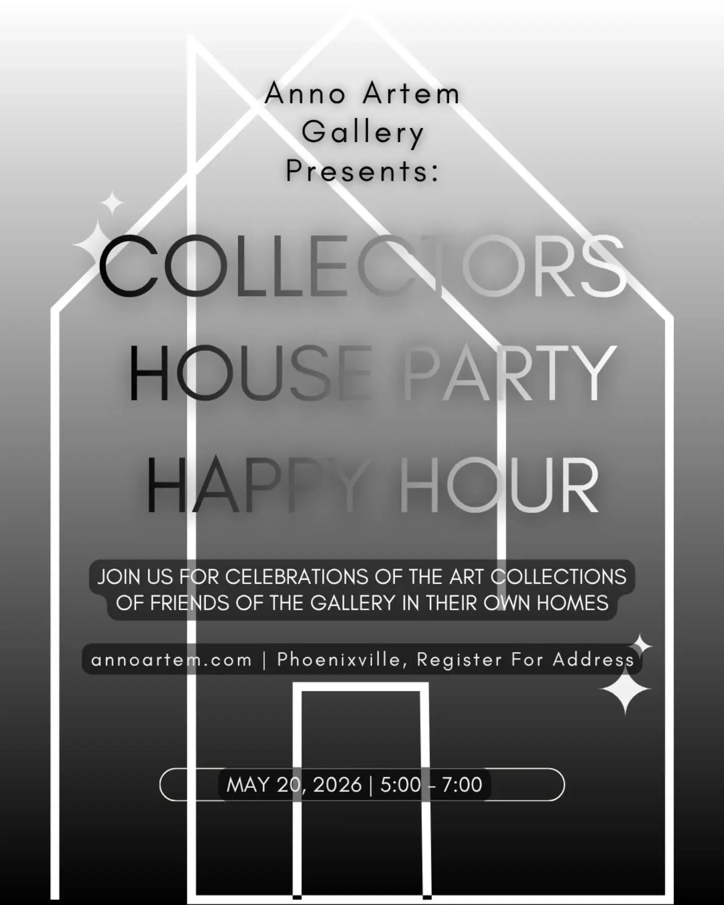 Join us tomorrow night for our second Collectors House Party. We're honoring collectors by organizing a party at the homes as an opportunity for them to show their collections and talk about why they work they own speaks to them. And see why art coll