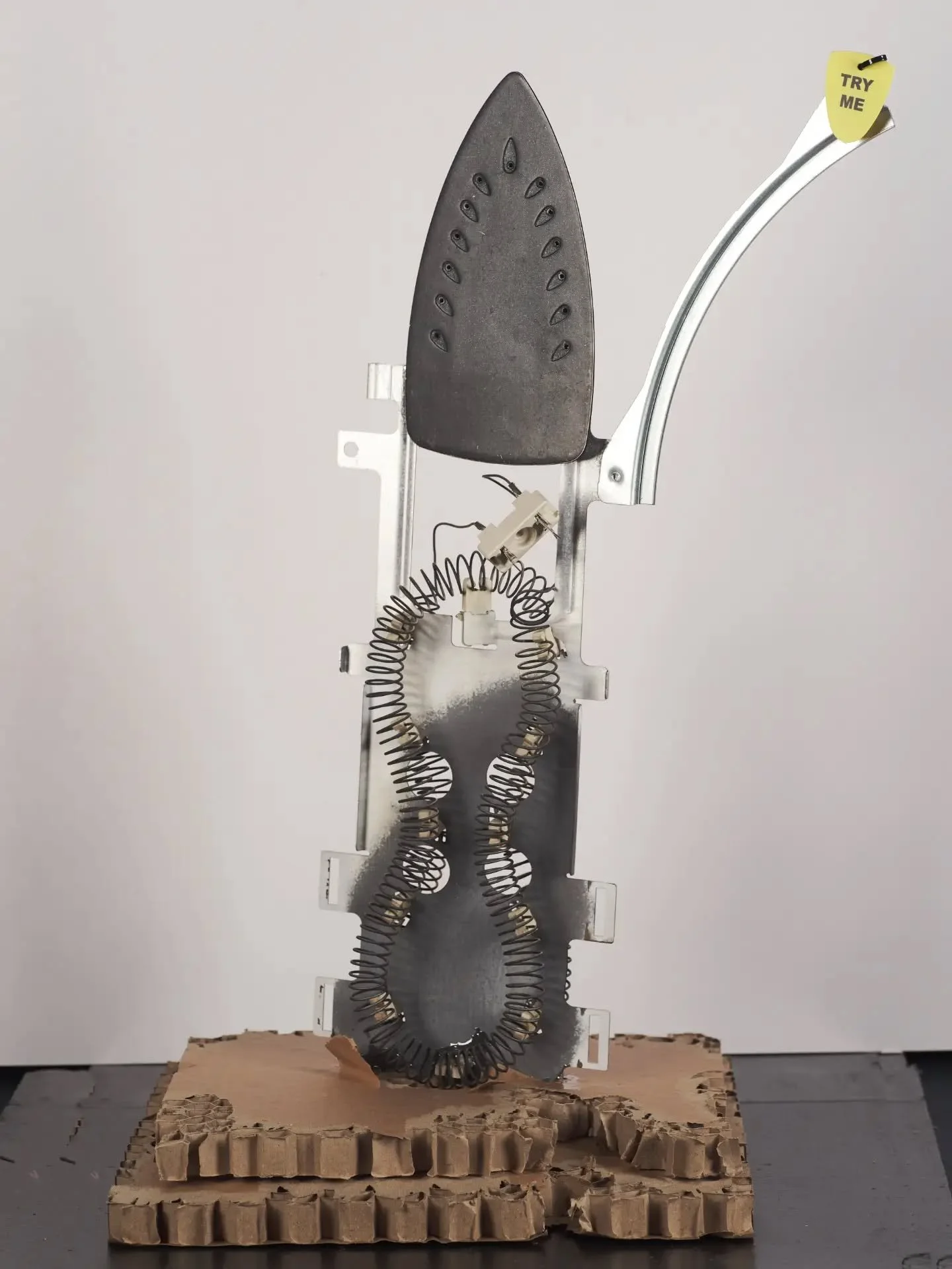 One more week to see "Resist!" at Anno Artem Gallery. 

Today's spotlight is on Mia Curran's "Try Me", a sculpture work incorporating deconstructed tools of domestication to create a defiant work of protest. 

$400

Open Thurs-Sun