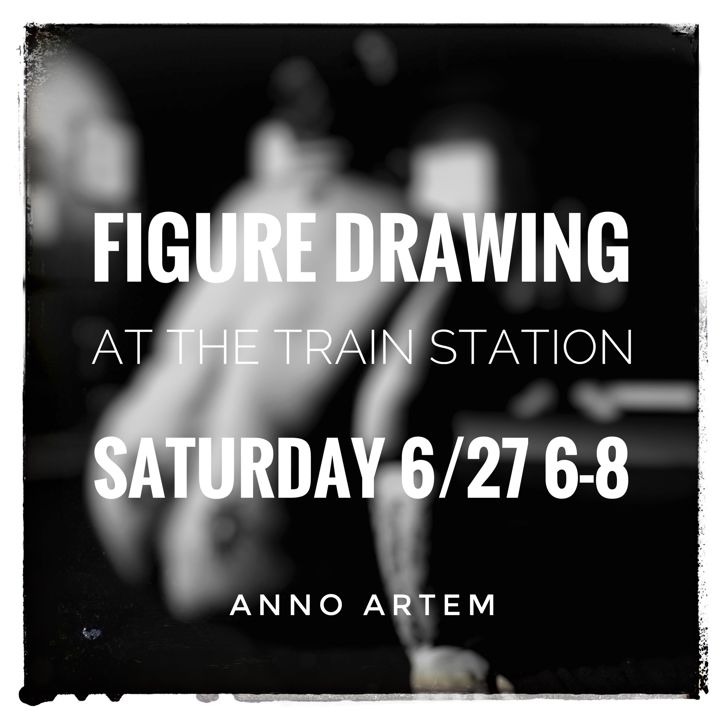 Figure Drawing At The Train Station - June