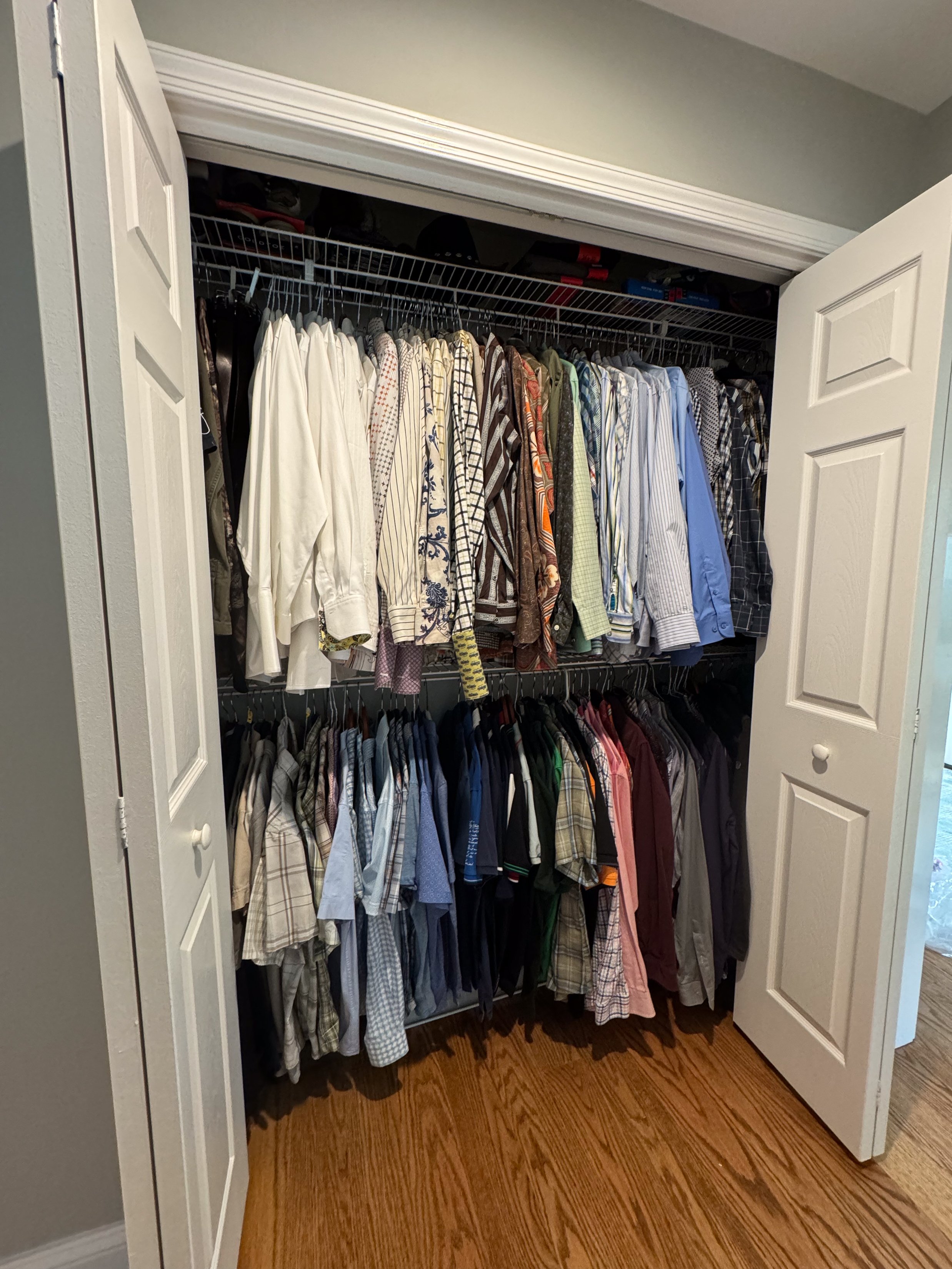 After: Mens Closet