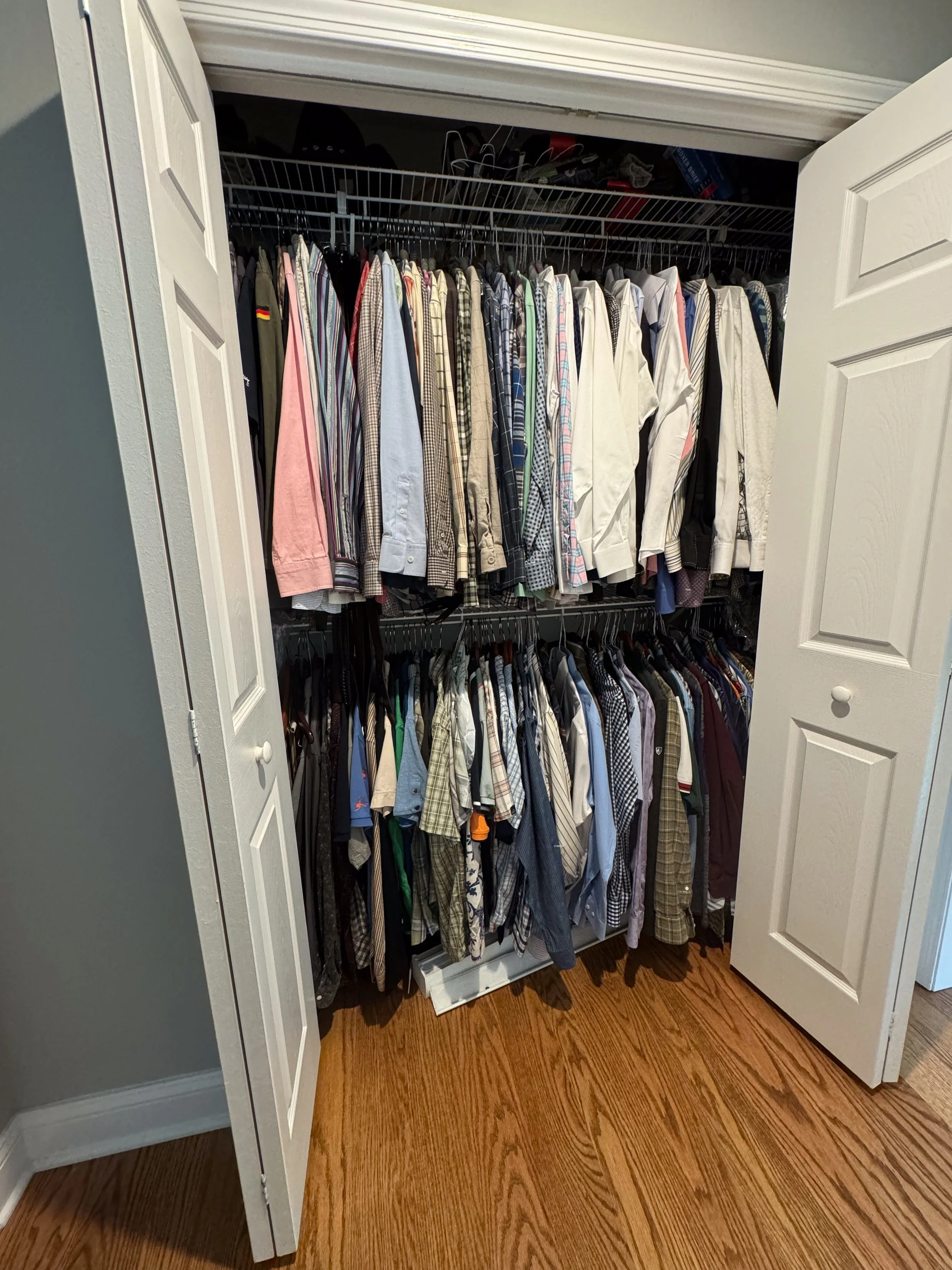 Before: Mens Closet