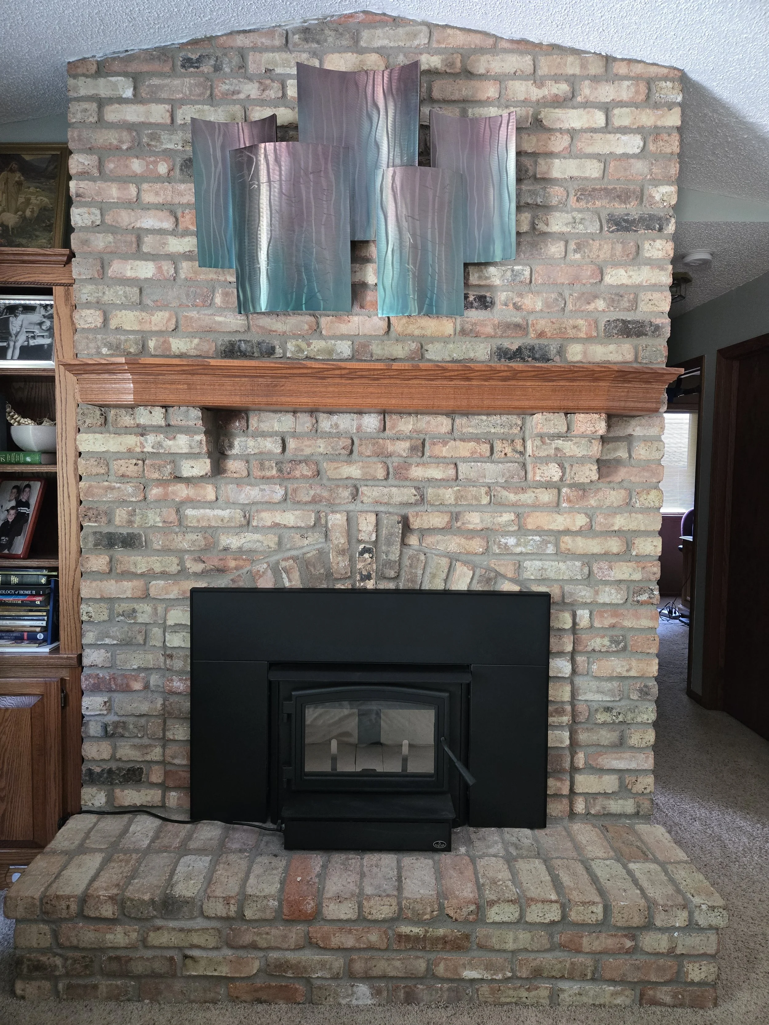 Osburn Wood-Burning Insert Install