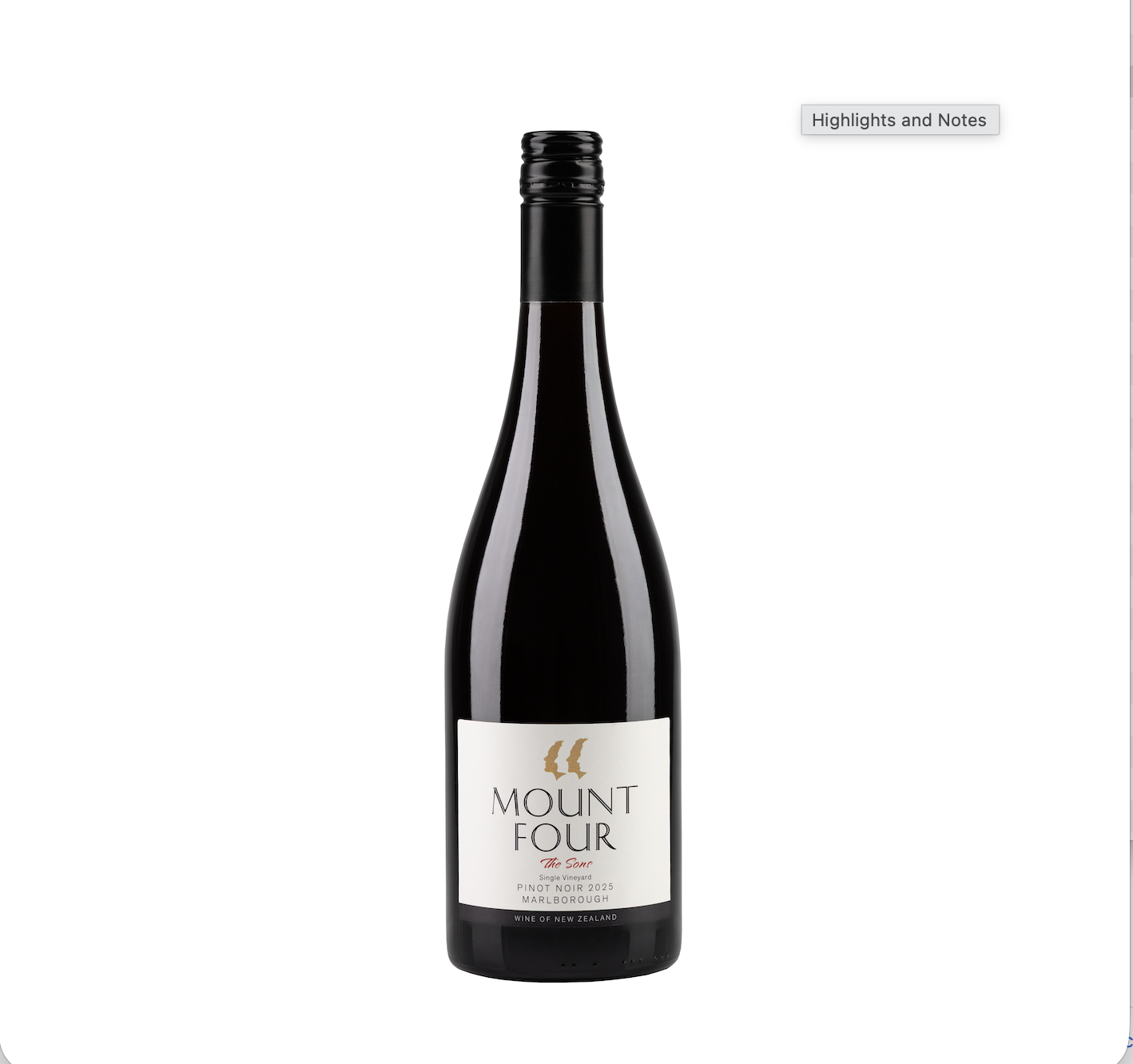 Mount Four The Sons Pinot Noir 2025