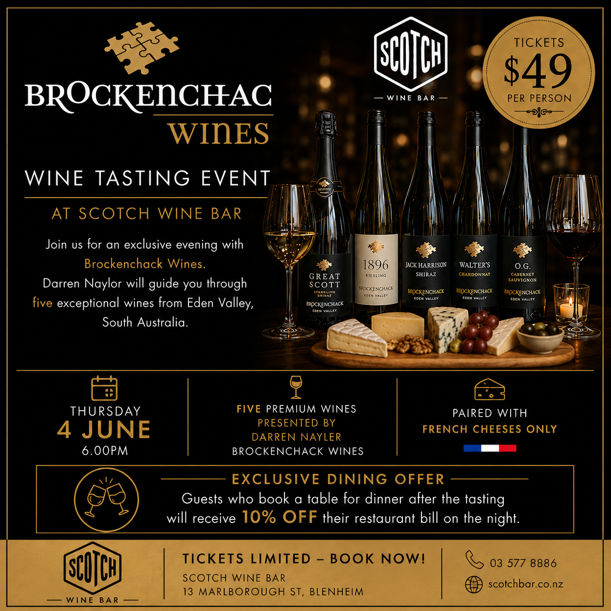 WINE EXPERIENCE 🍷THURSDAY 4th OF JUNE 6 PM.
