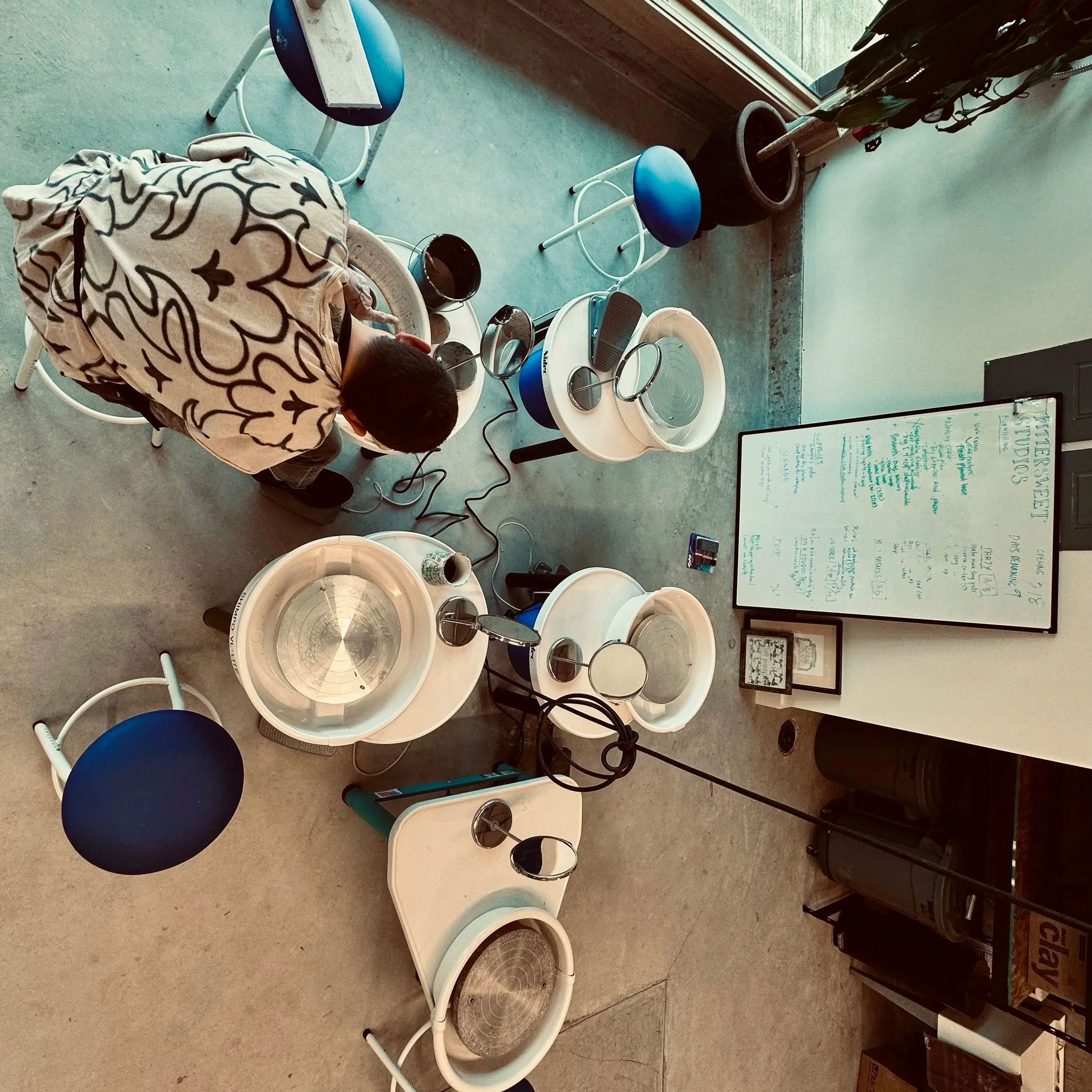 One-Time Class: Try the Pottery Wheel - Saturday July 25th 11AM-2PM