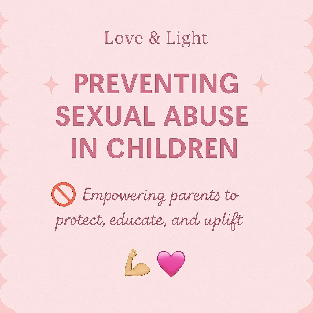 Every child deserves to feel safe. Every parent deserves the tools.
🕊️ Save & Share this post with a fellow parent
#LoveAndLight #BodySafety #SafeNotSilent #preventingchildabuse #sa #childsa #childsafety #therapy #therapeutictools #parentsuppo