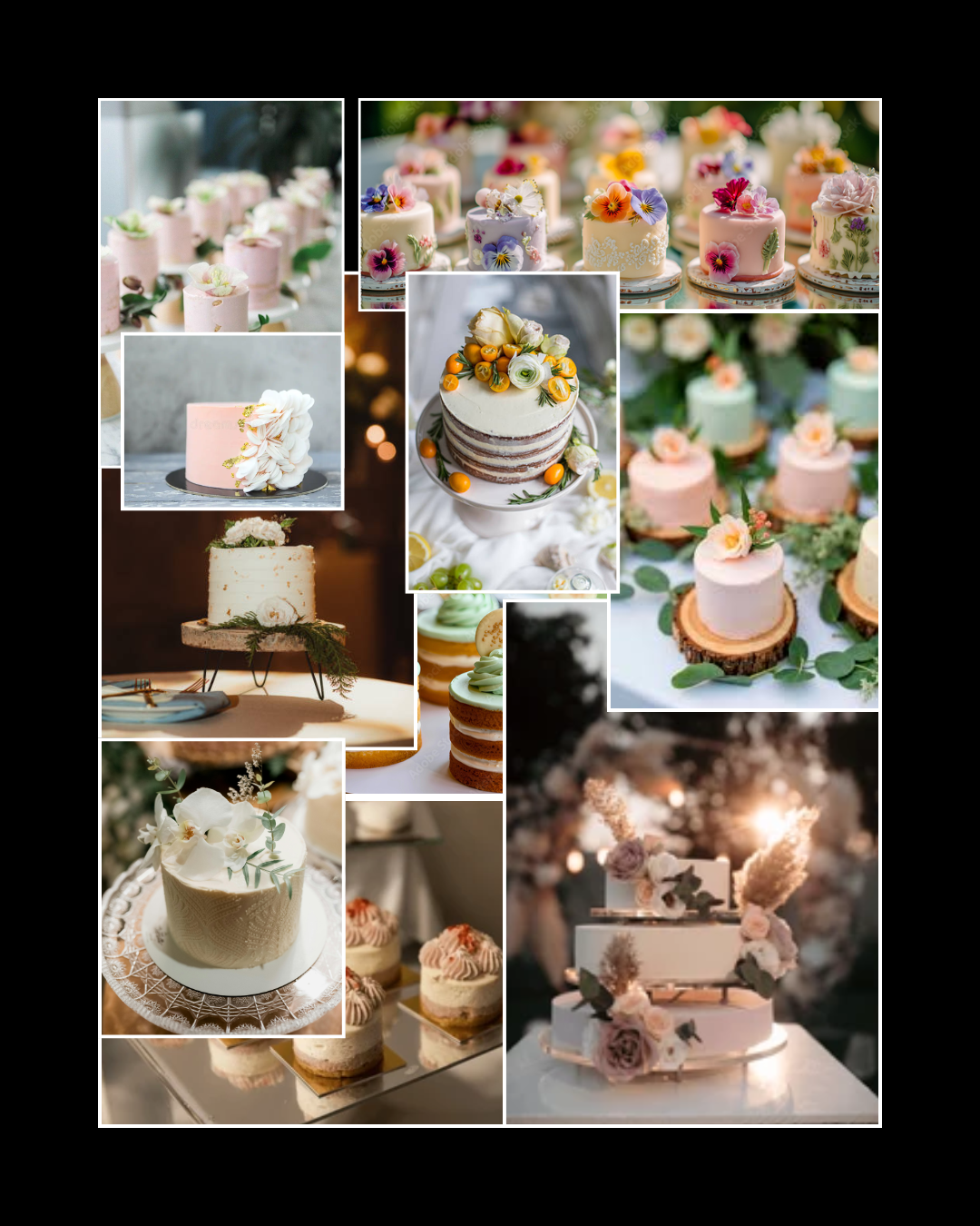 MINI WEDDING CAKES! for guests