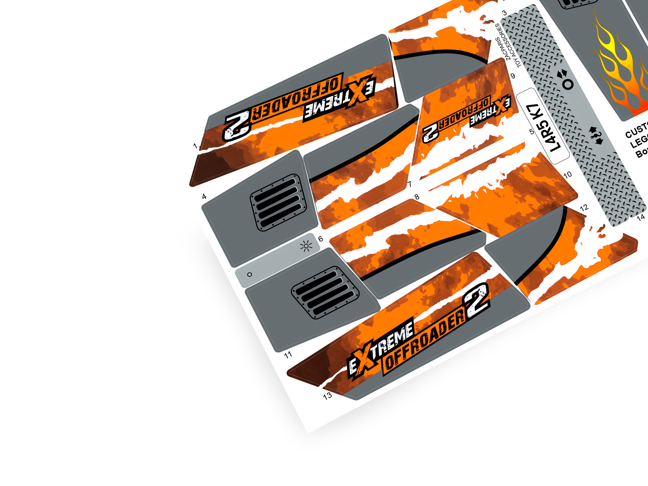 Lego 8297 Off Roader sticker