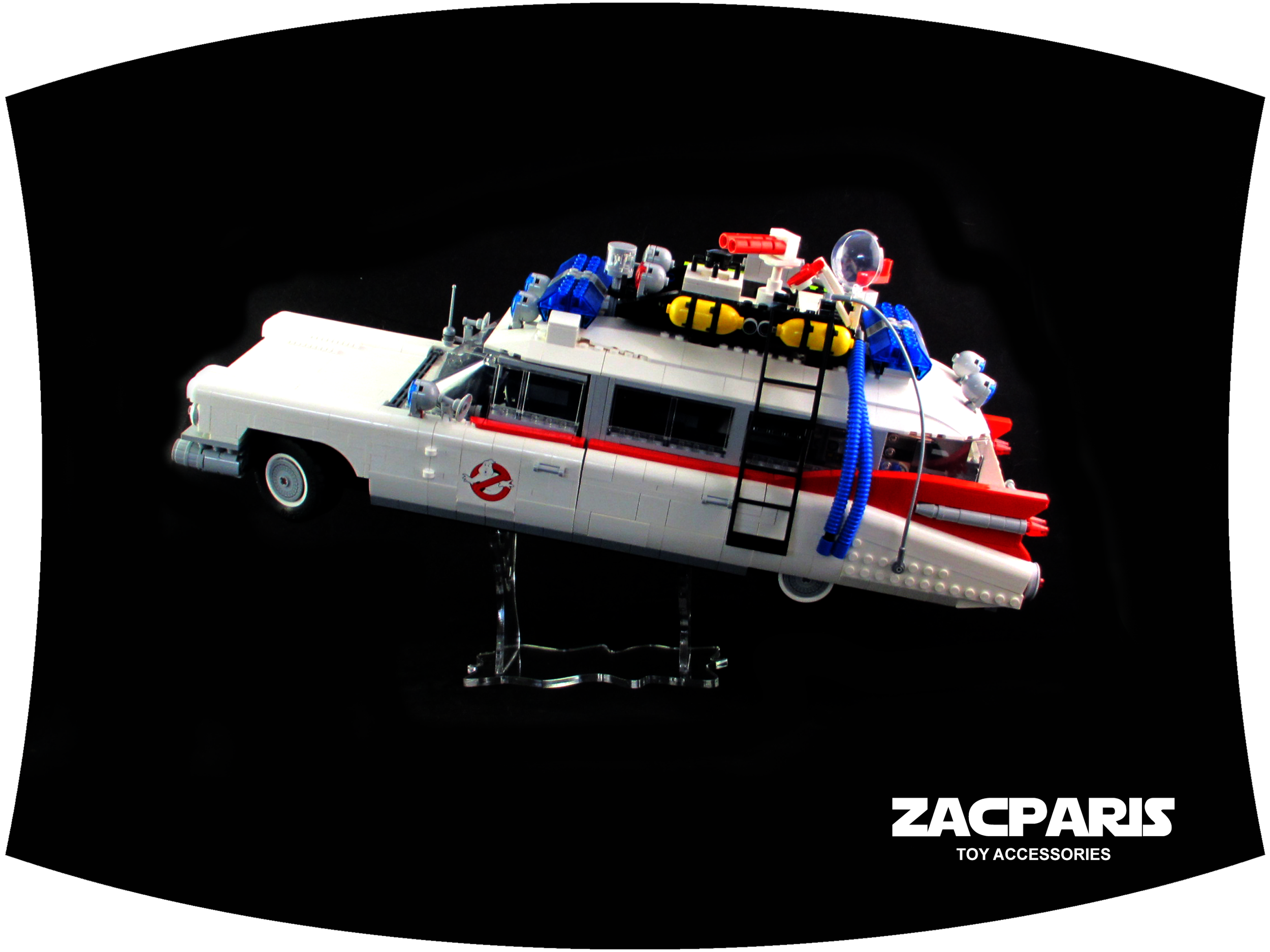 DISPLAY STAND for Ghostbusters Ecto-1 Lego 10274 Ecto1