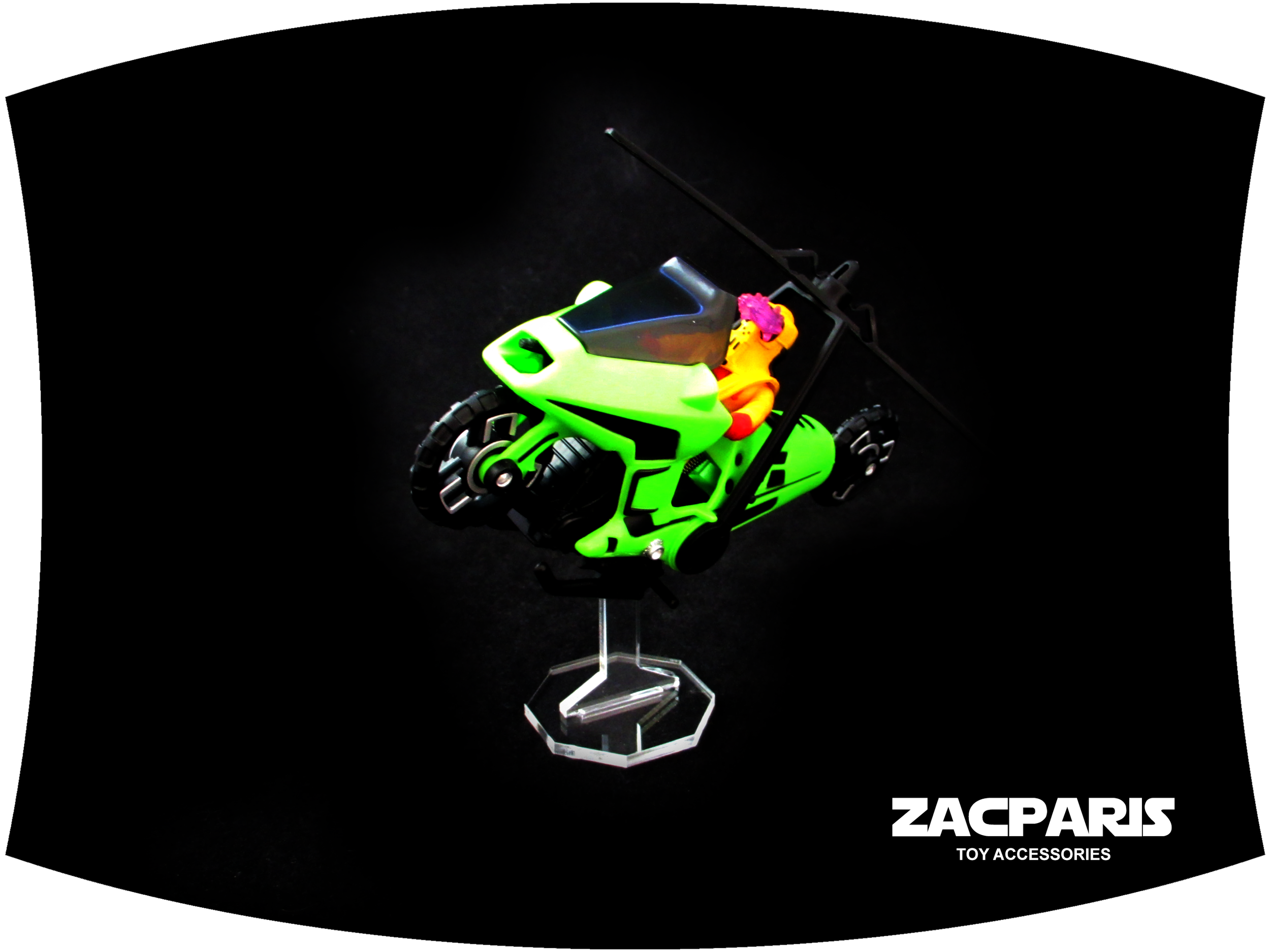 Display stand for KENNER M.A.S.K Condor The Loyal Subjects