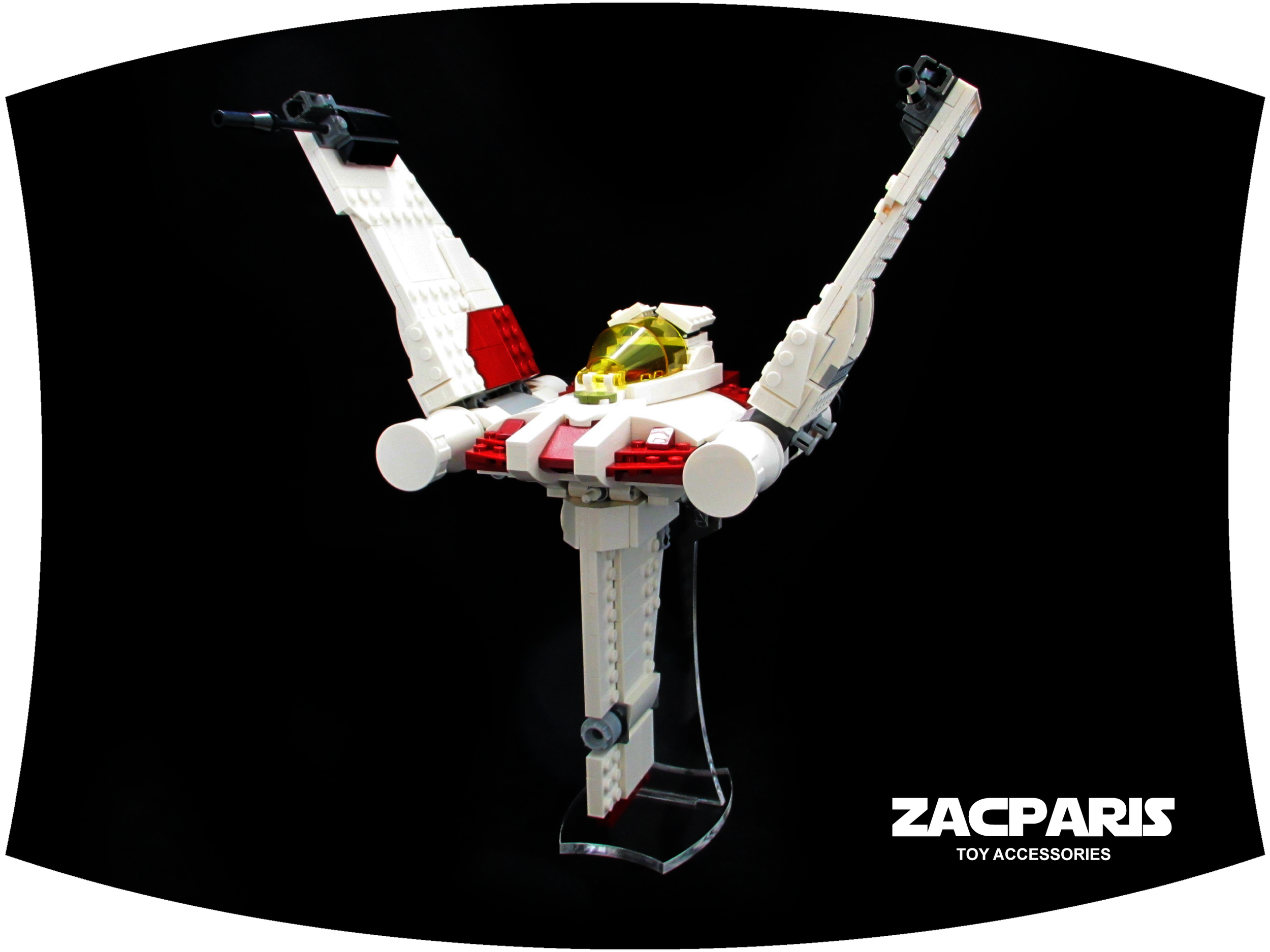 Lego 75432 V-19 Torrent Starfighter display stand