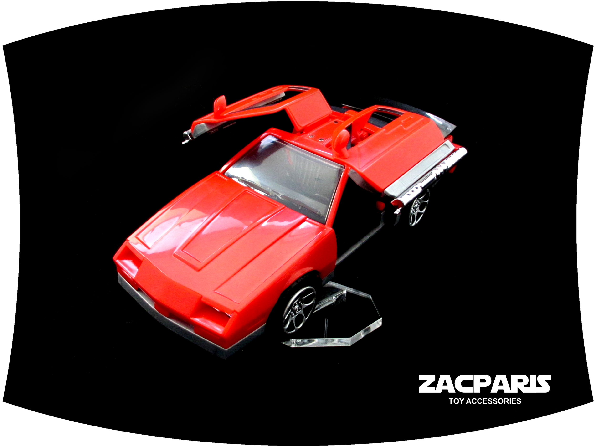 Display stand for KENNER M.A.S.K Thunderhawk The Loyal Subjects