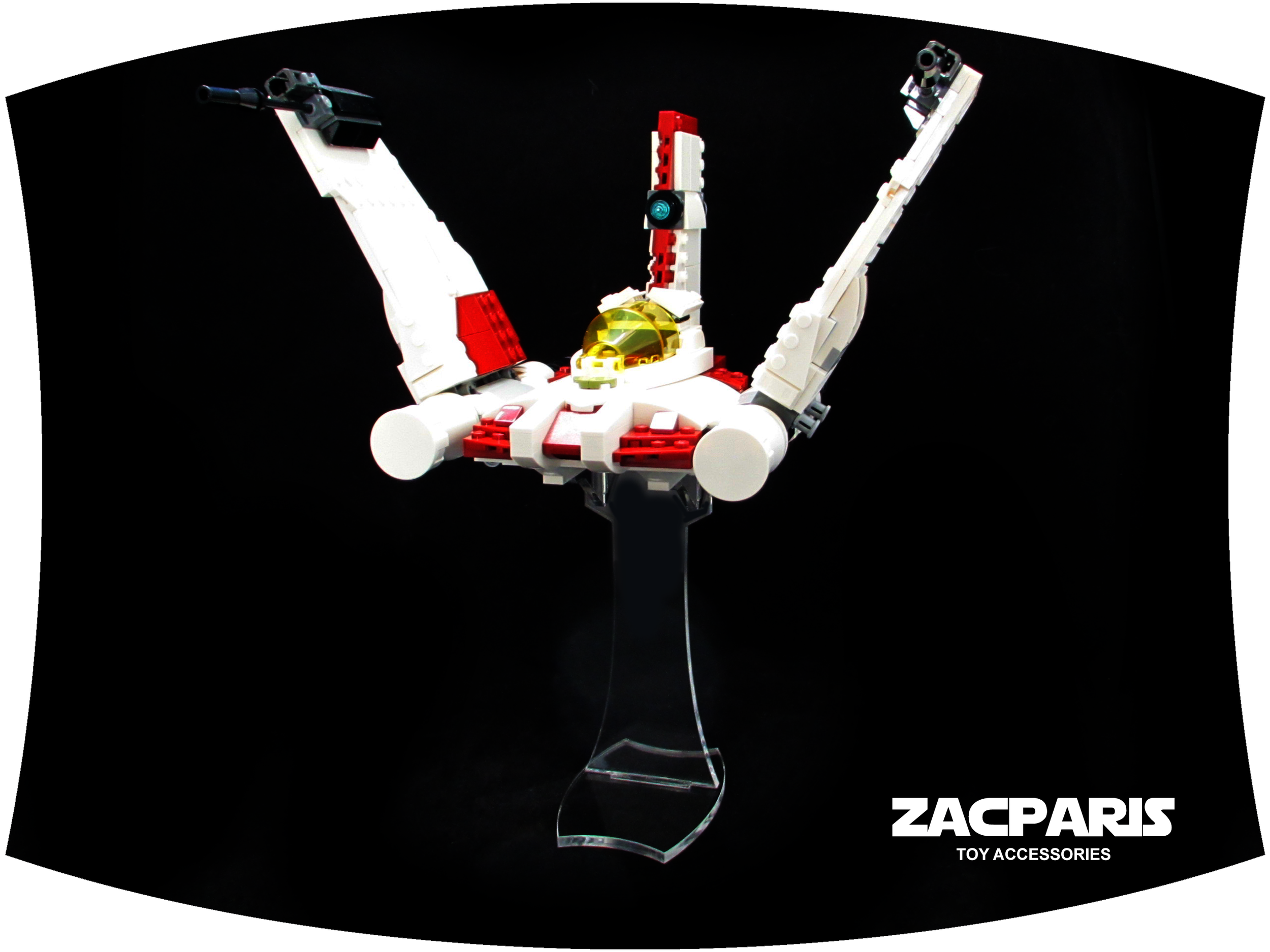 Lego 75432 V-19 Torrent Starfighter display stand