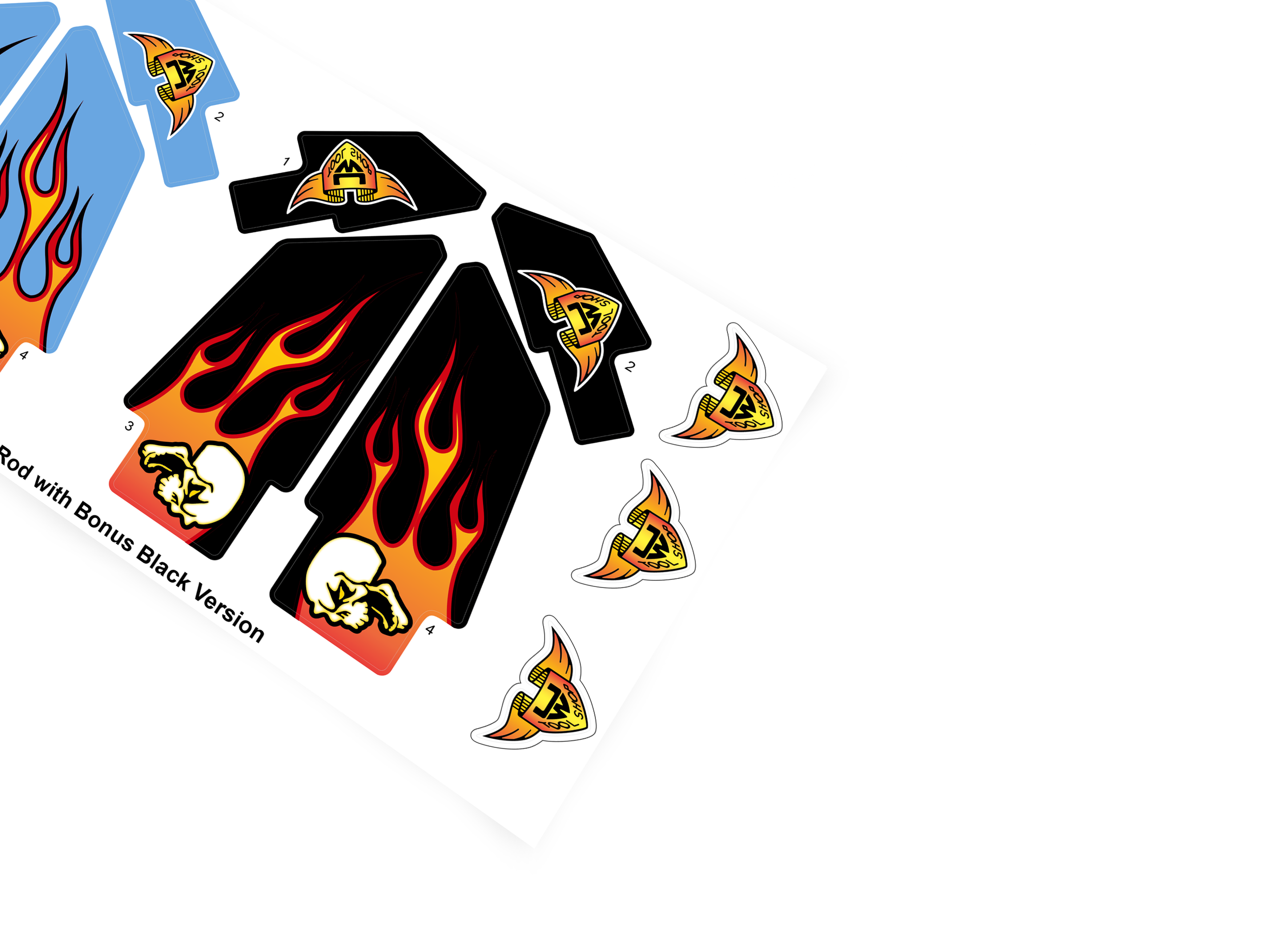 Lego 42022 Hot Rod sticker