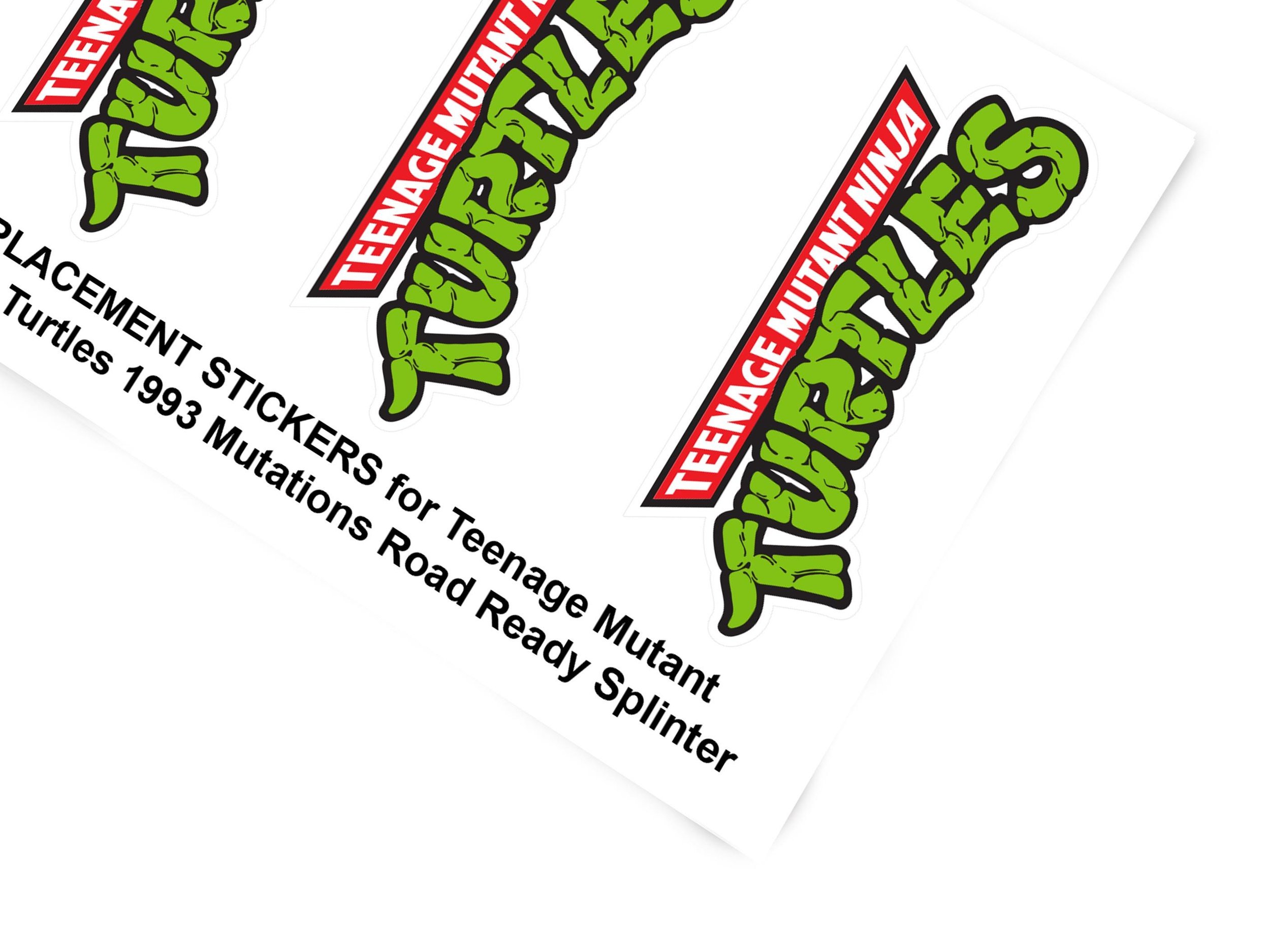 TMNT Teenage Mutant Ninja Turtles Road Ready Splinter stickers