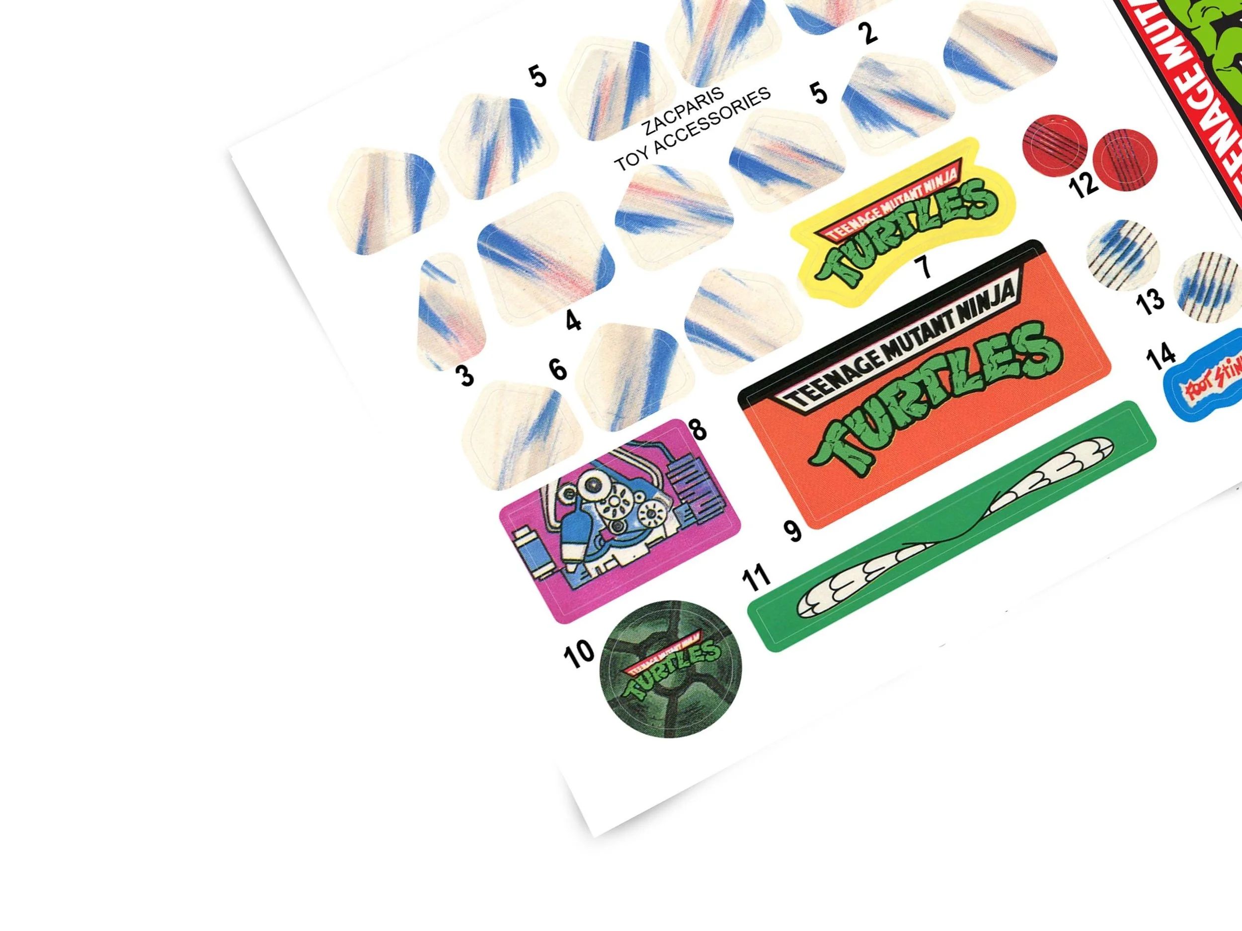 TMNT Teenage Mutant Ninja Turtles Road Ready Splinter stickers