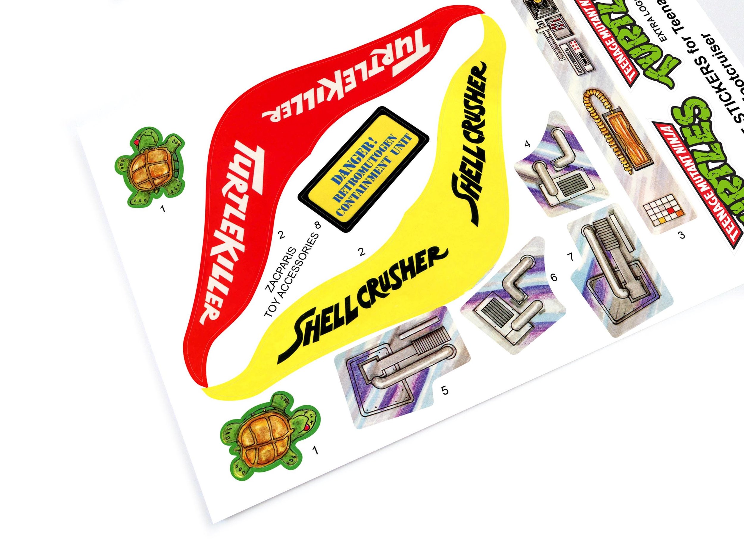 TMNT Teenage Mutant Ninja Turtles Footcruiser stickers