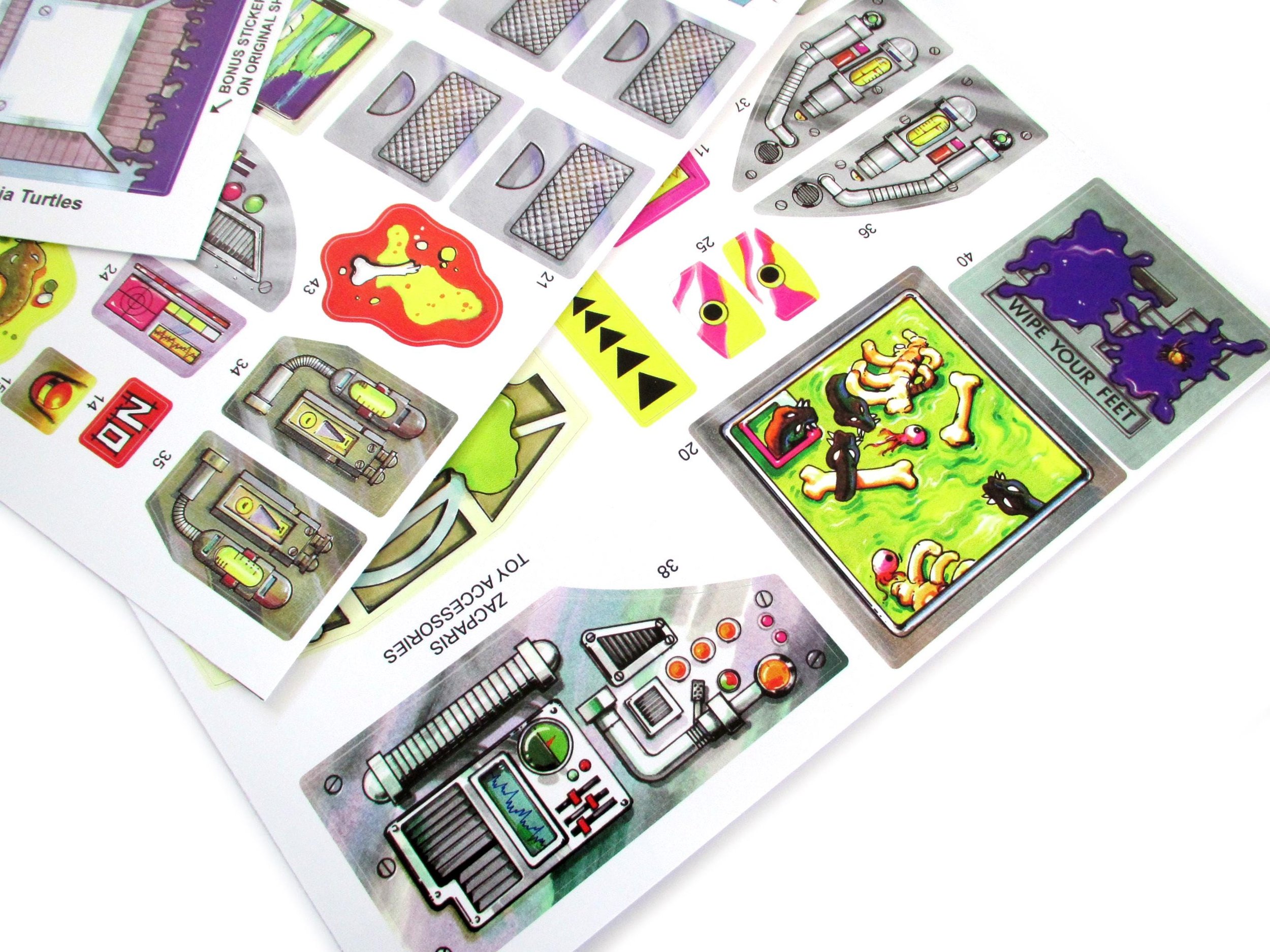 TMNT Teenage Mutant Ninja Turtles Technodrome stickers