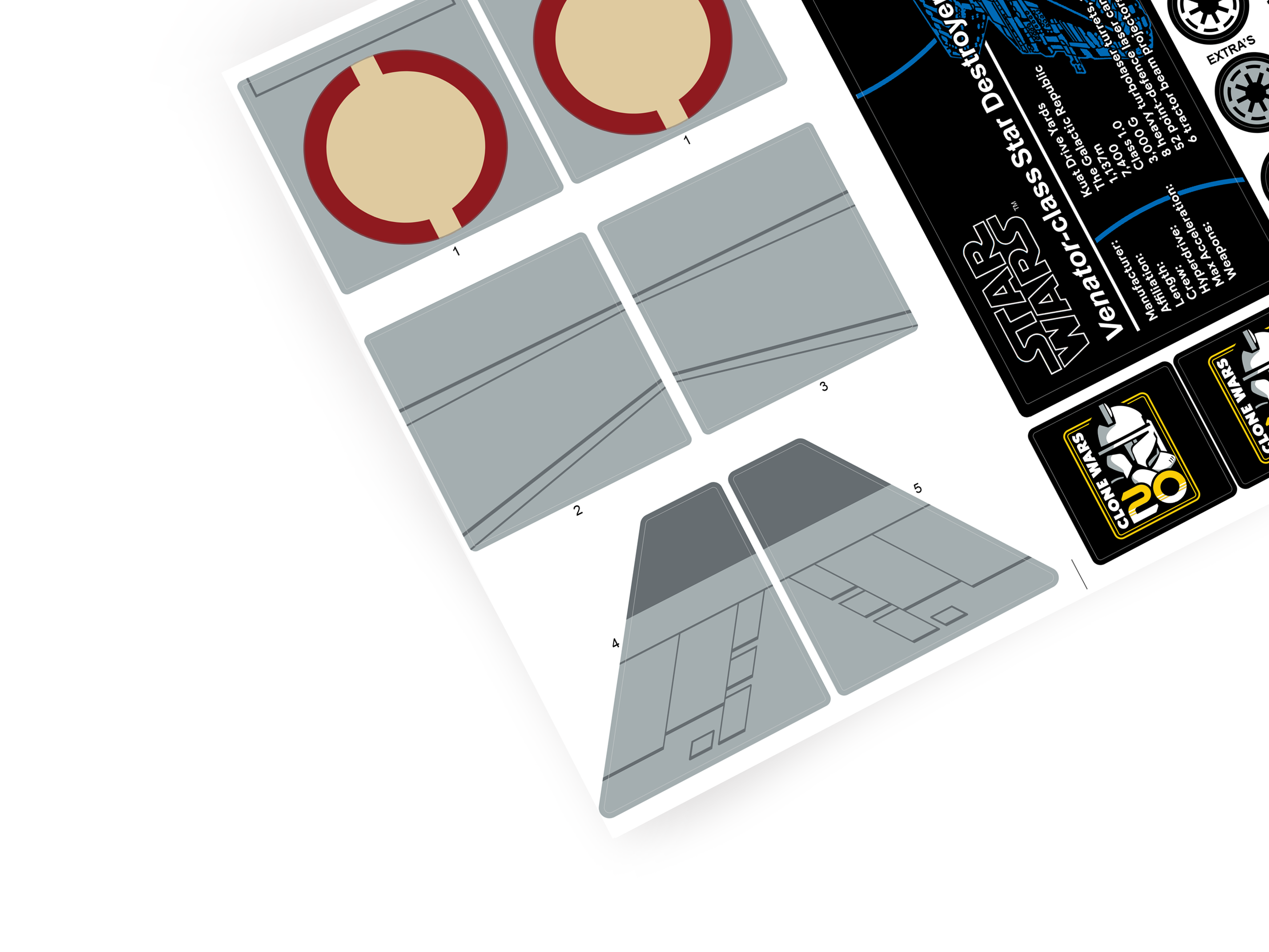 Lego 75367 Venator-class Republic Attack Cruiser sticker