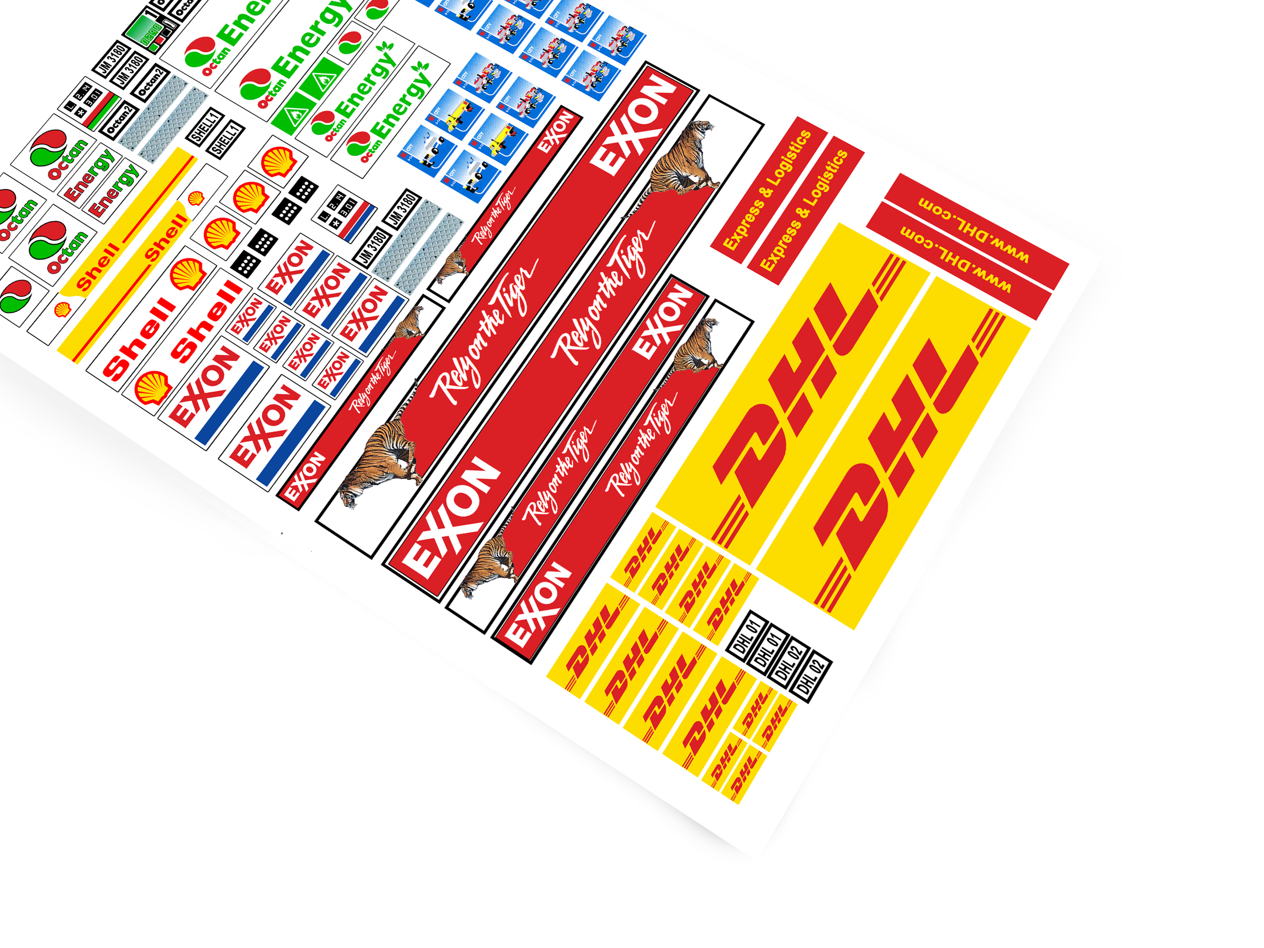 Lego 3180 60016 Toy Truck stickers
