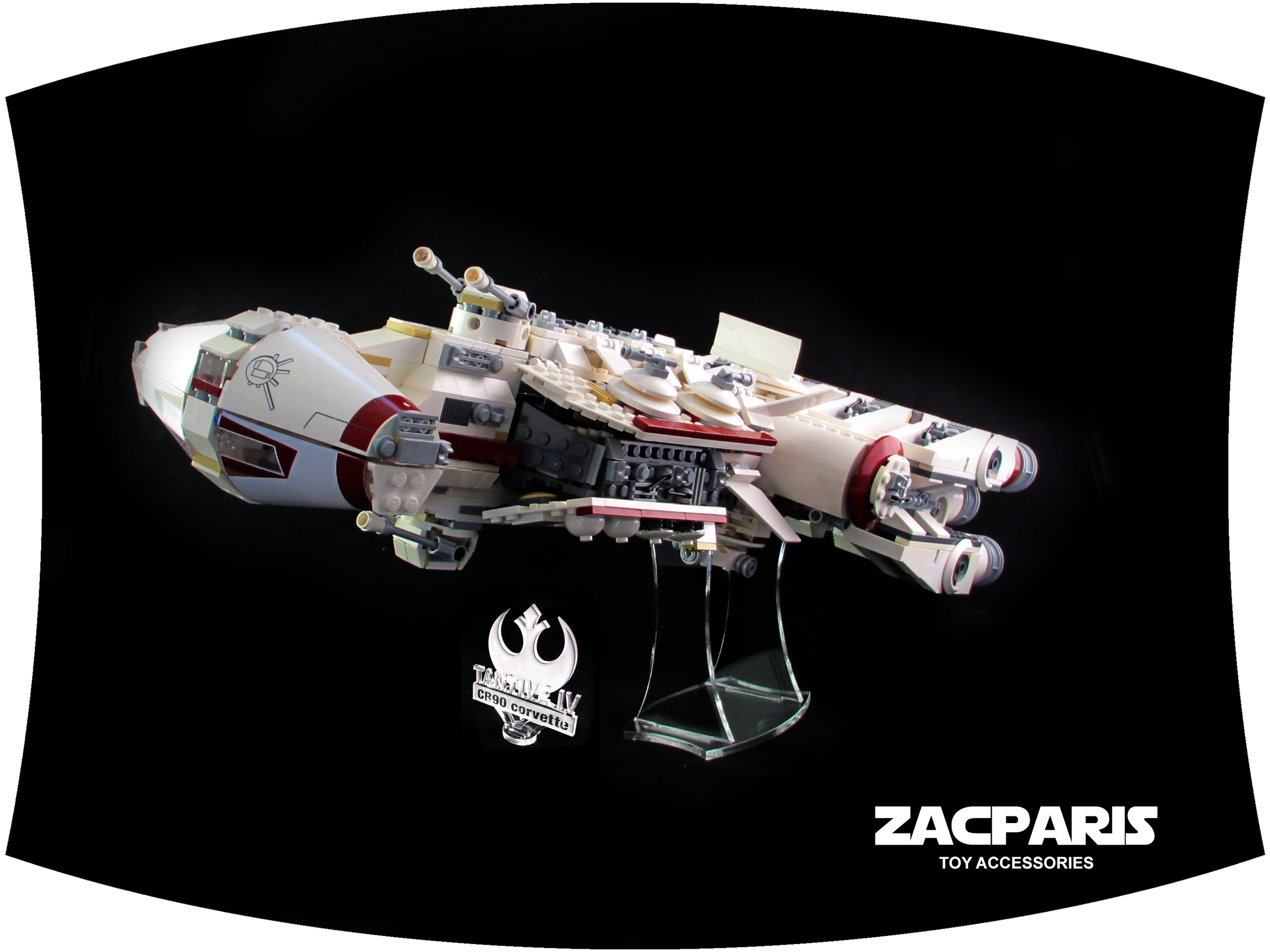 DISPLAY STAND for Star Wars Lego 10198 Tantive 4 Tantive IV