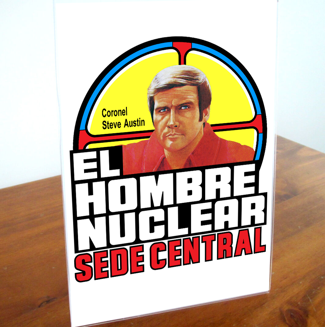 SIX MILLION DOLLAR MAN SMDM EL HOMBRE Lili Ledy STYLE STORE DISPLAY sticker
