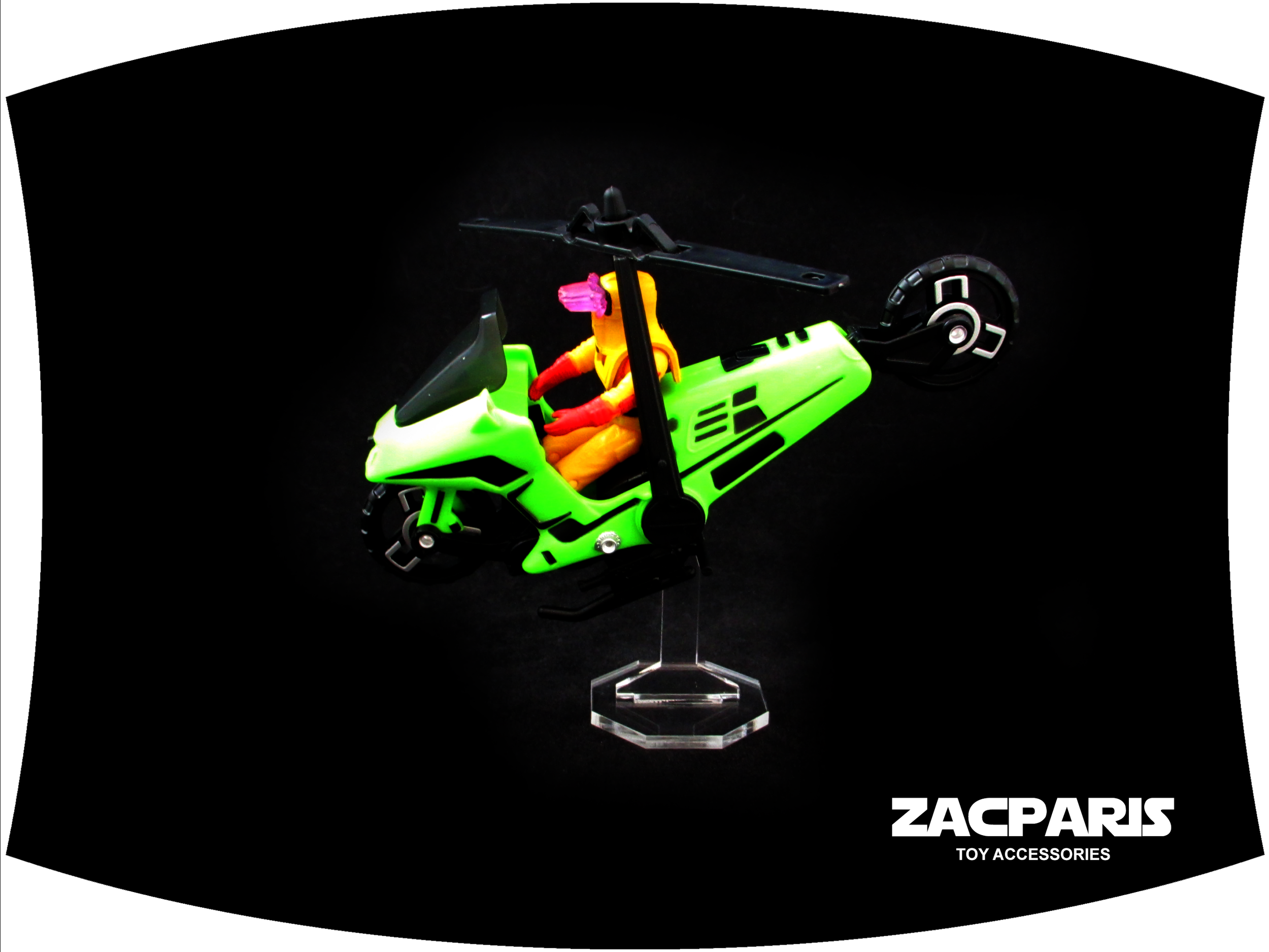 Display stand for KENNER M.A.S.K Condor The Loyal Subjects