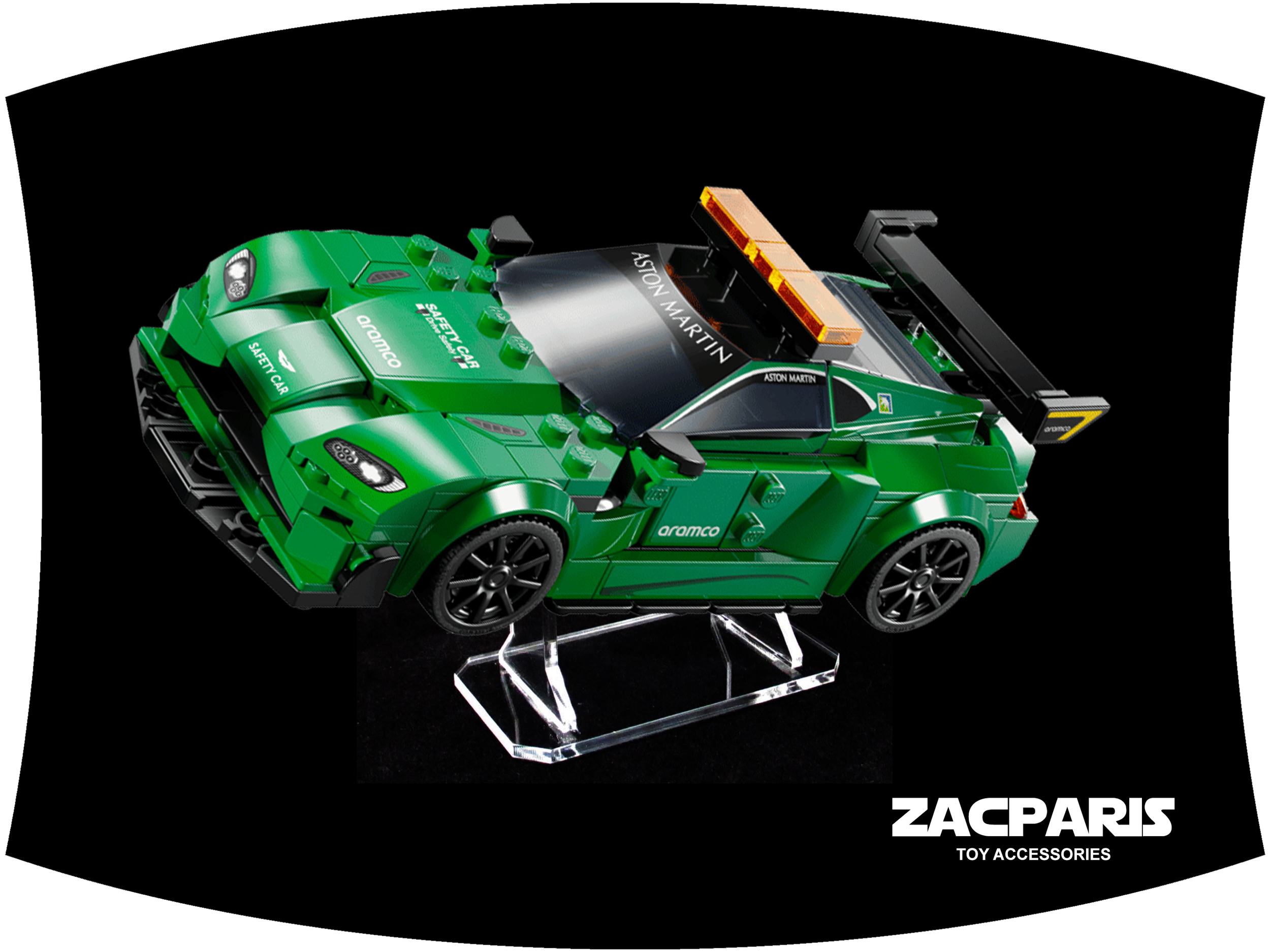 DISPLAY STAND for Speed Champions Lego 76925 Aston Martin Safety Car