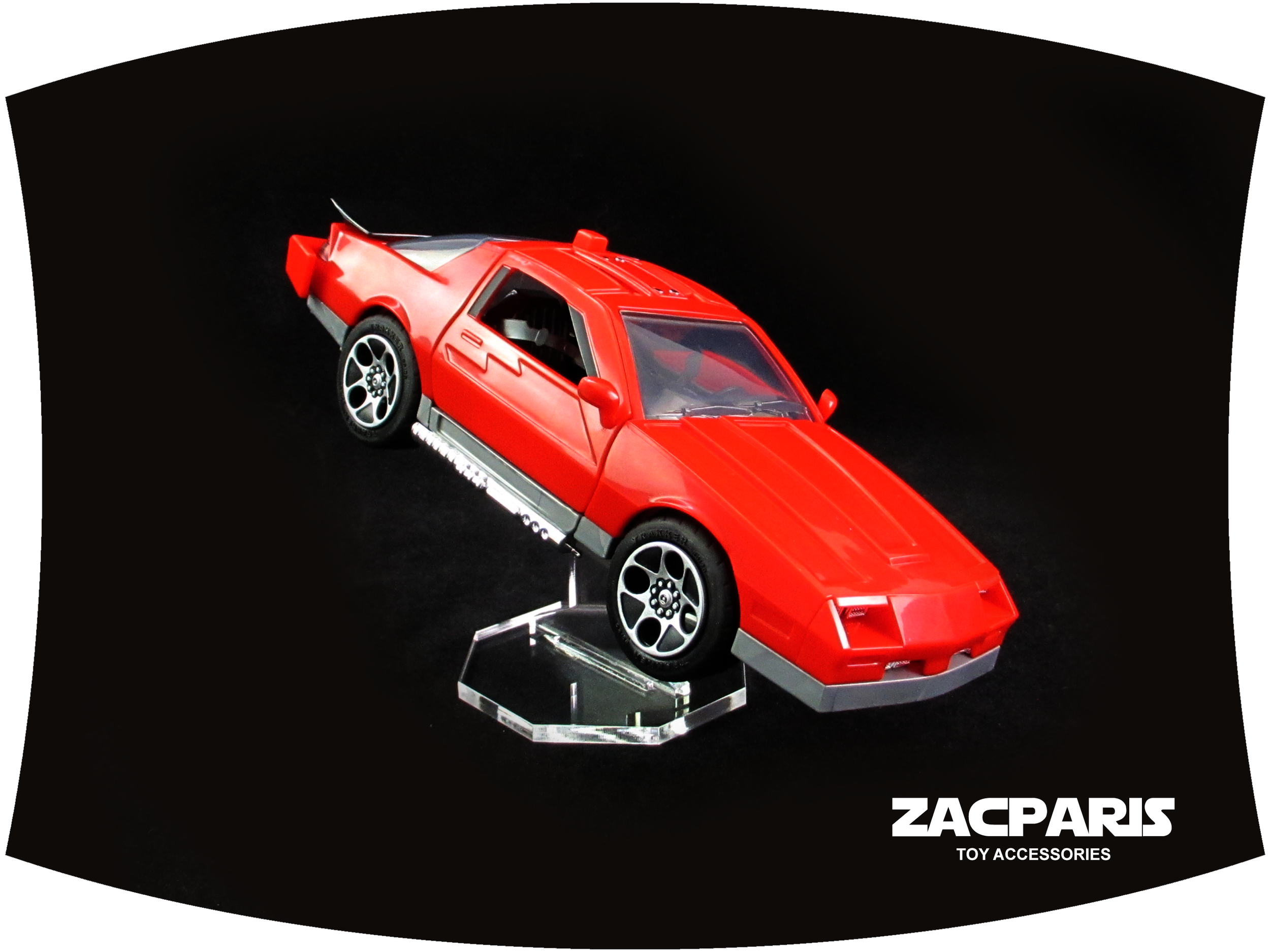 Display stand for KENNER M.A.S.K Thunderhawk The Loyal Subjects