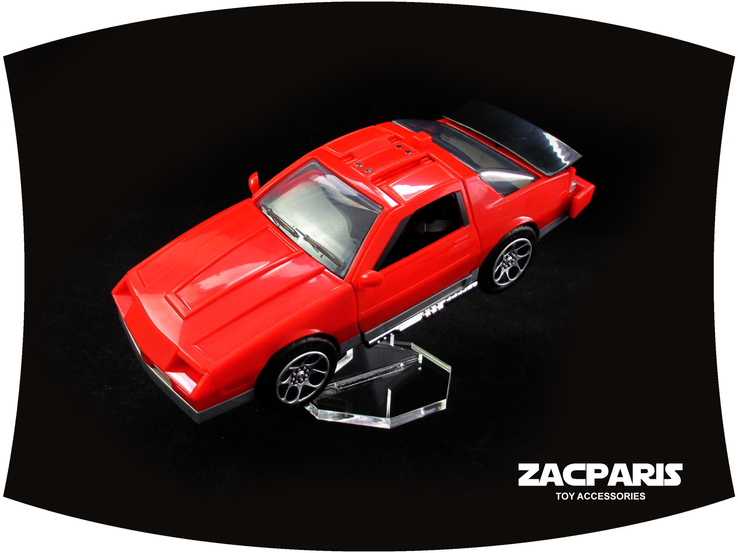 Display stand for KENNER M.A.S.K Thunderhawk The Loyal Subjects