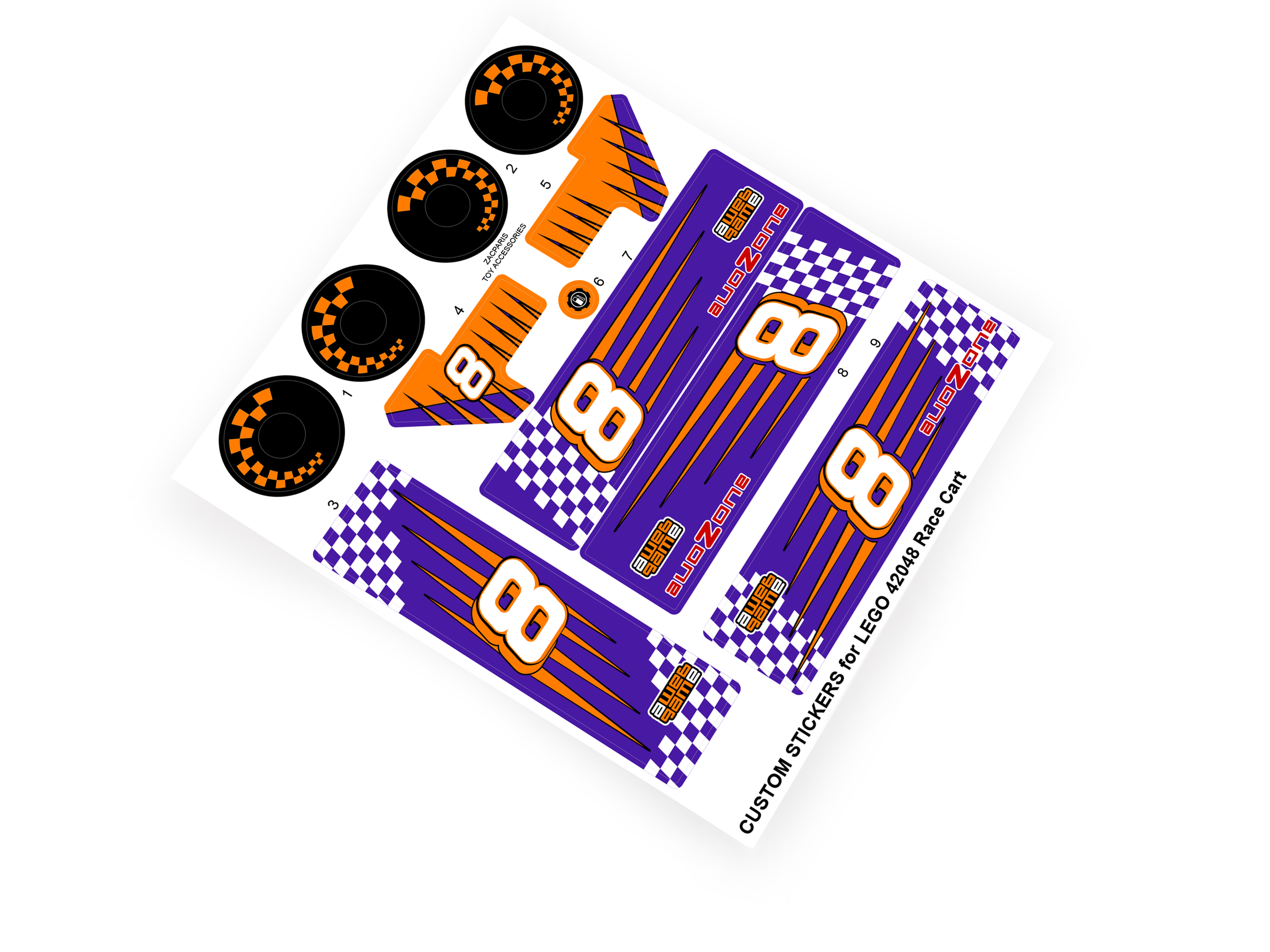 Lego 42048 Race Kart sticker