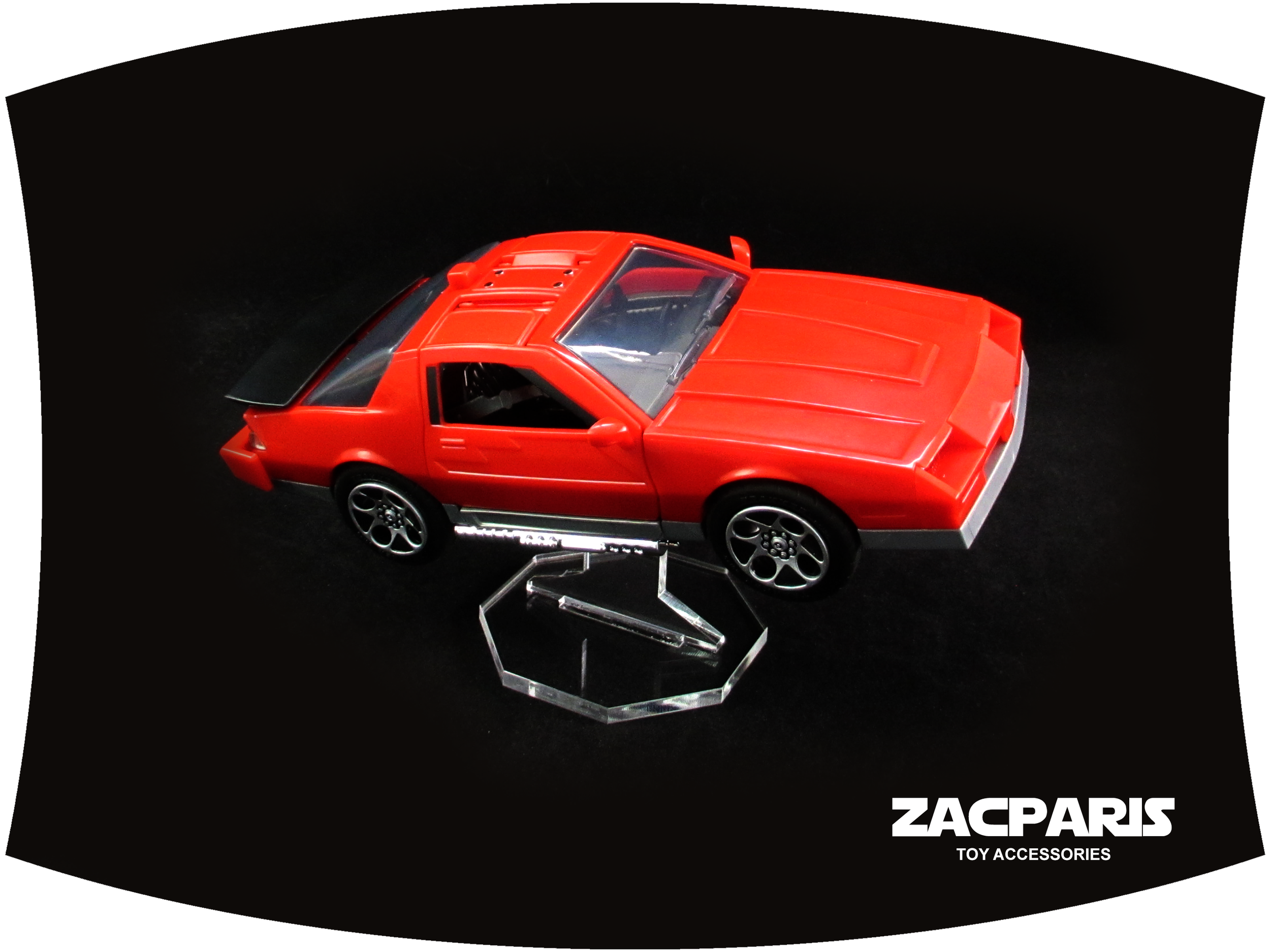 Display stand for KENNER M.A.S.K Thunderhawk The Loyal Subjects