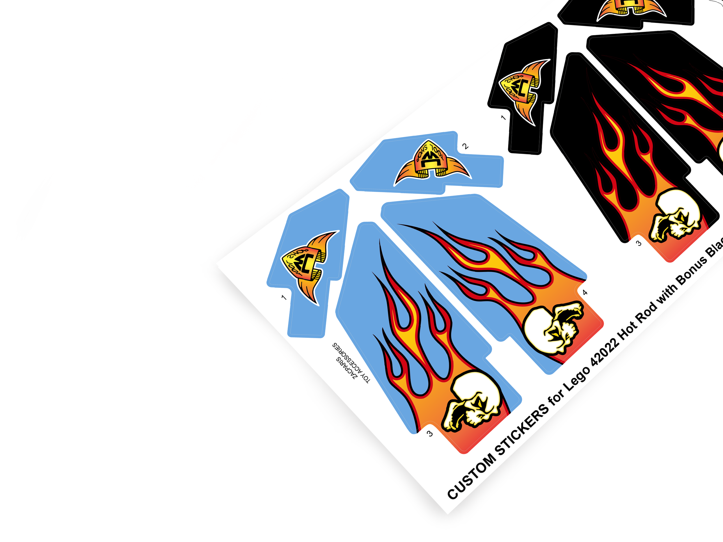 Lego 42022 Hot Rod sticker