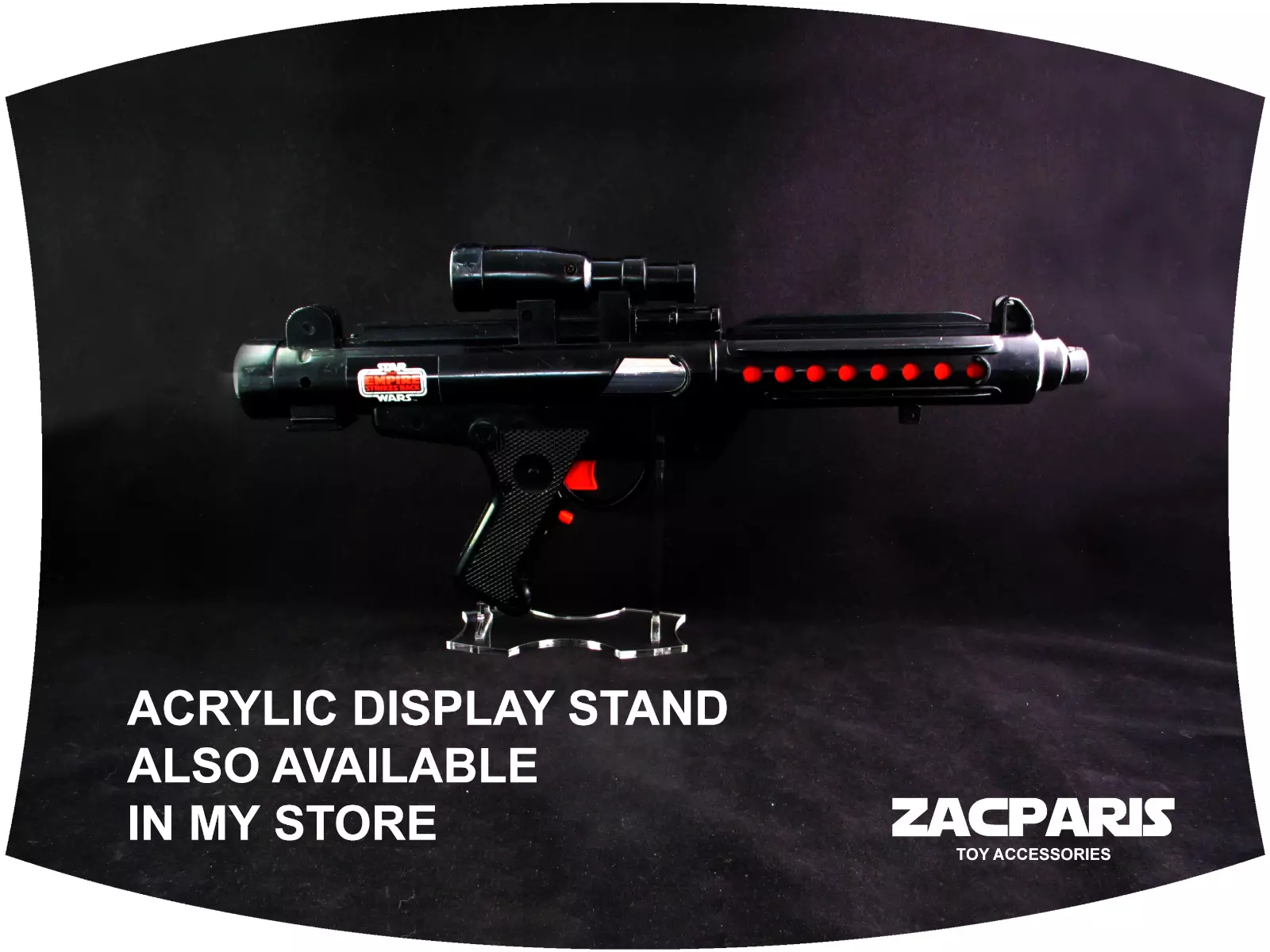 Star Wars Kenner ESB Electronic Laser Rifle stickers