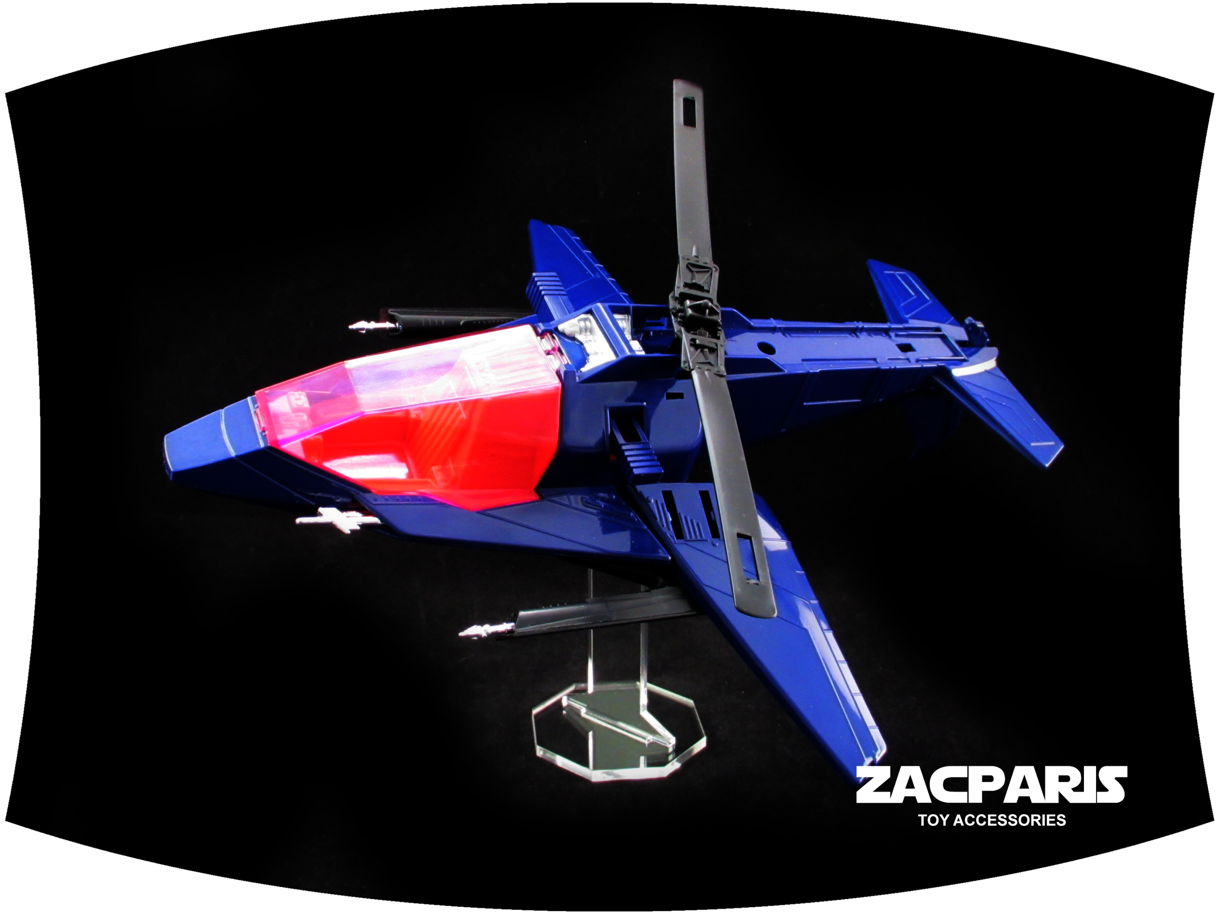 Display stand for KENNER M.A.S.K Switchblade Helicopter The Loyal Subjects (Copy)