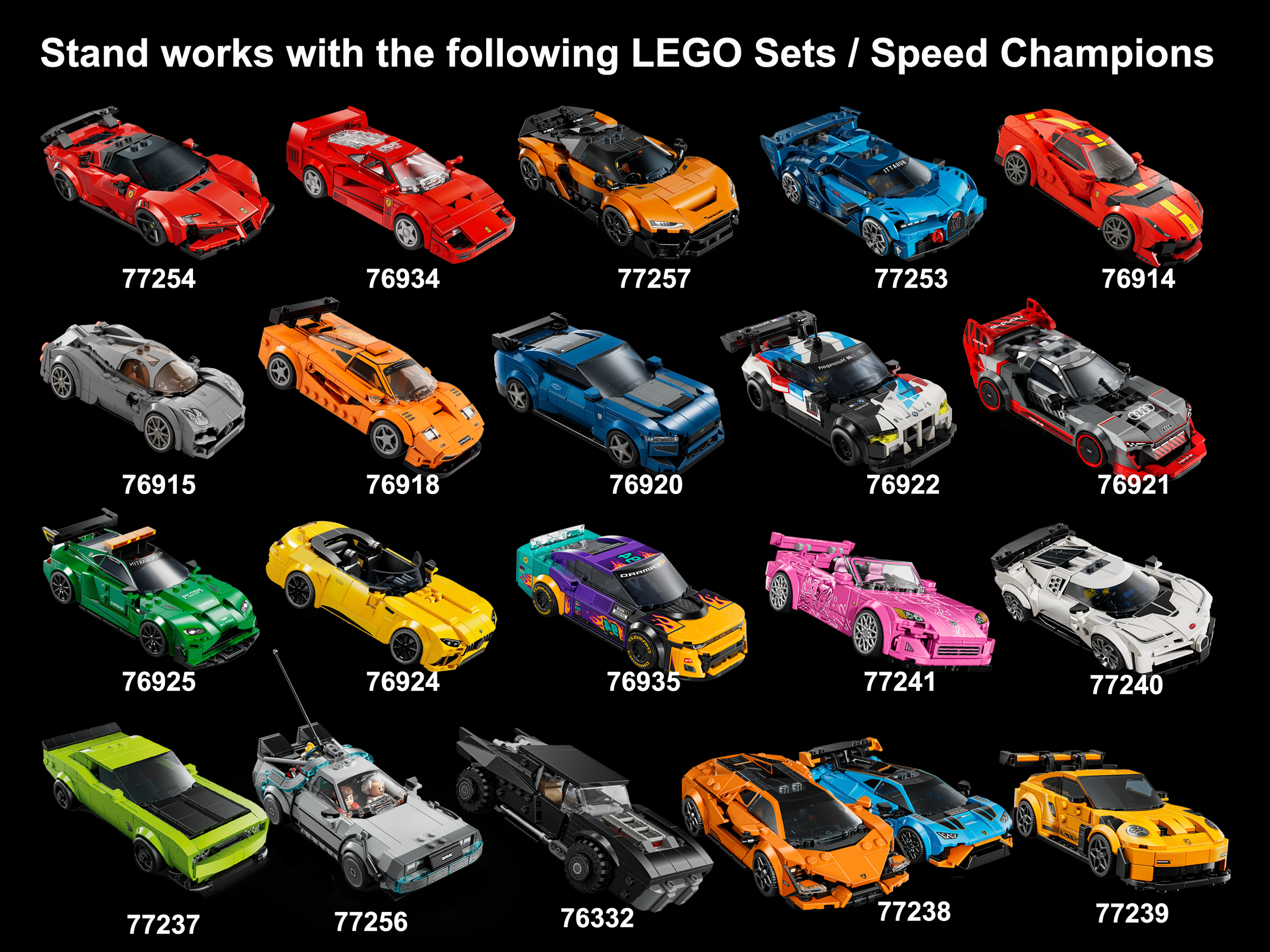 Lego 77256 Time Machine from Back to the Future DeLorean display stand (Copy) (Copy) (Copy) (Copy) (Copy)