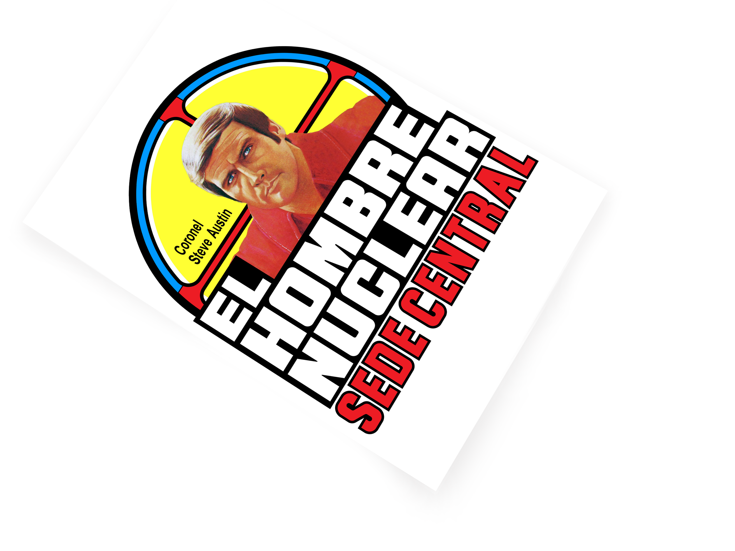 SIX MILLION DOLLAR MAN SMDM EL HOMBRE Lili Ledy STYLE STORE DISPLAY sticker