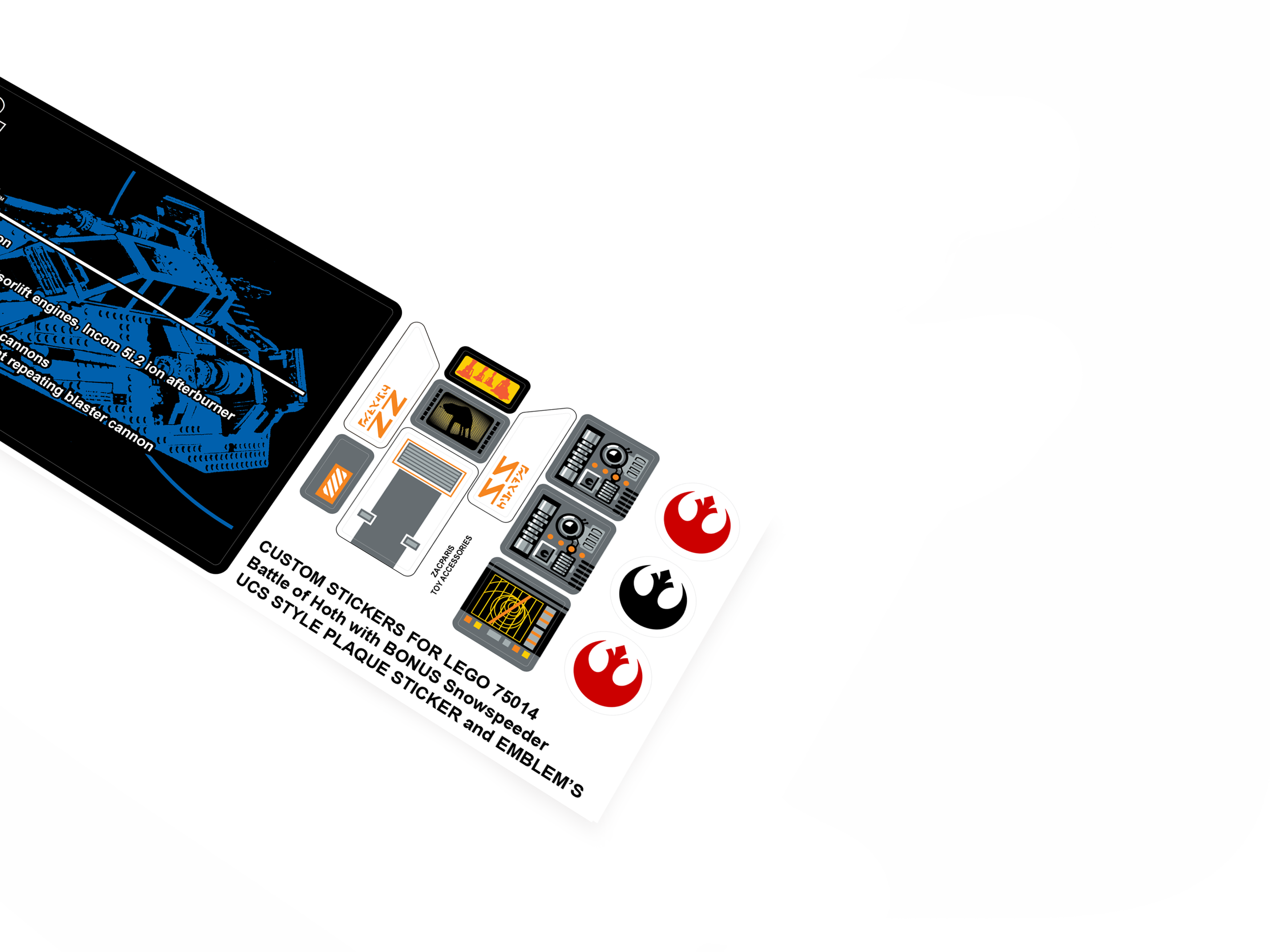 Lego 75014 Battle of Hoth sticker