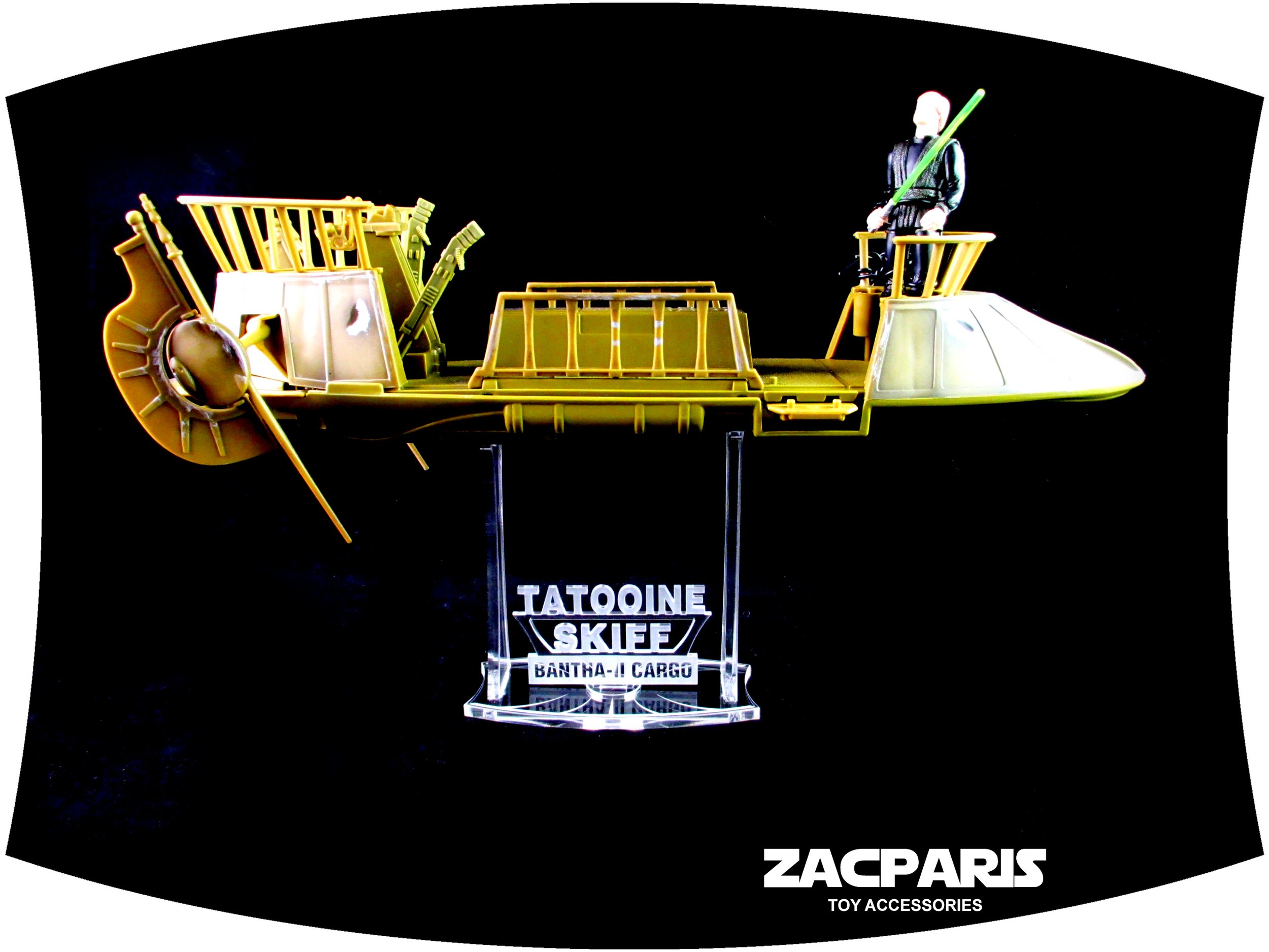 Deluxe stand for Vintage Star Wars Tatooine Skiff Kenner and Hasbro POTF